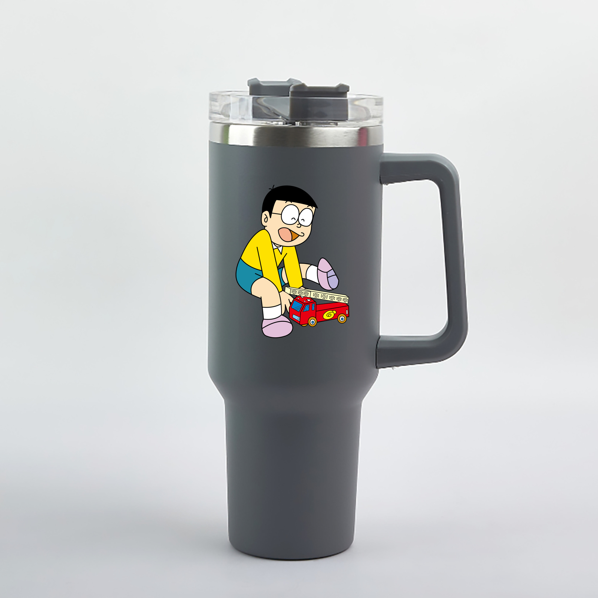 （画像用） ドラえもん 野比 のび太 Doraemon Nobita Nobi 1200mL車用タンブラー（カラープリント）
