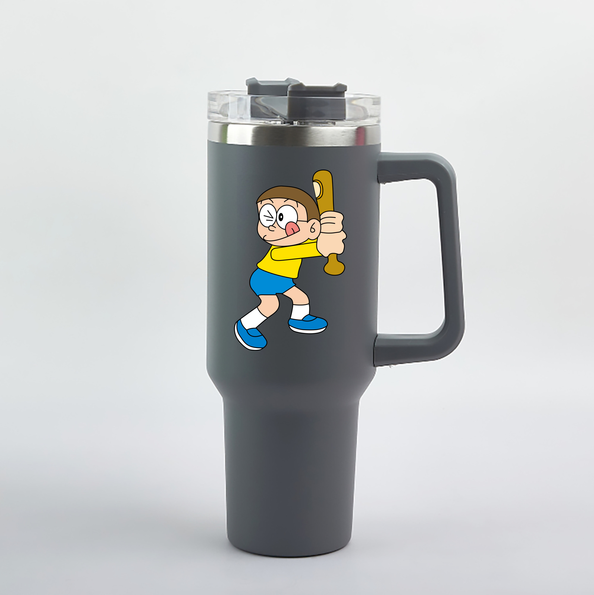 （画像用） ドラえもん 野比 のび太 Doraemon Nobita Nobi 1200mL車用タンブラー（カラープリント）