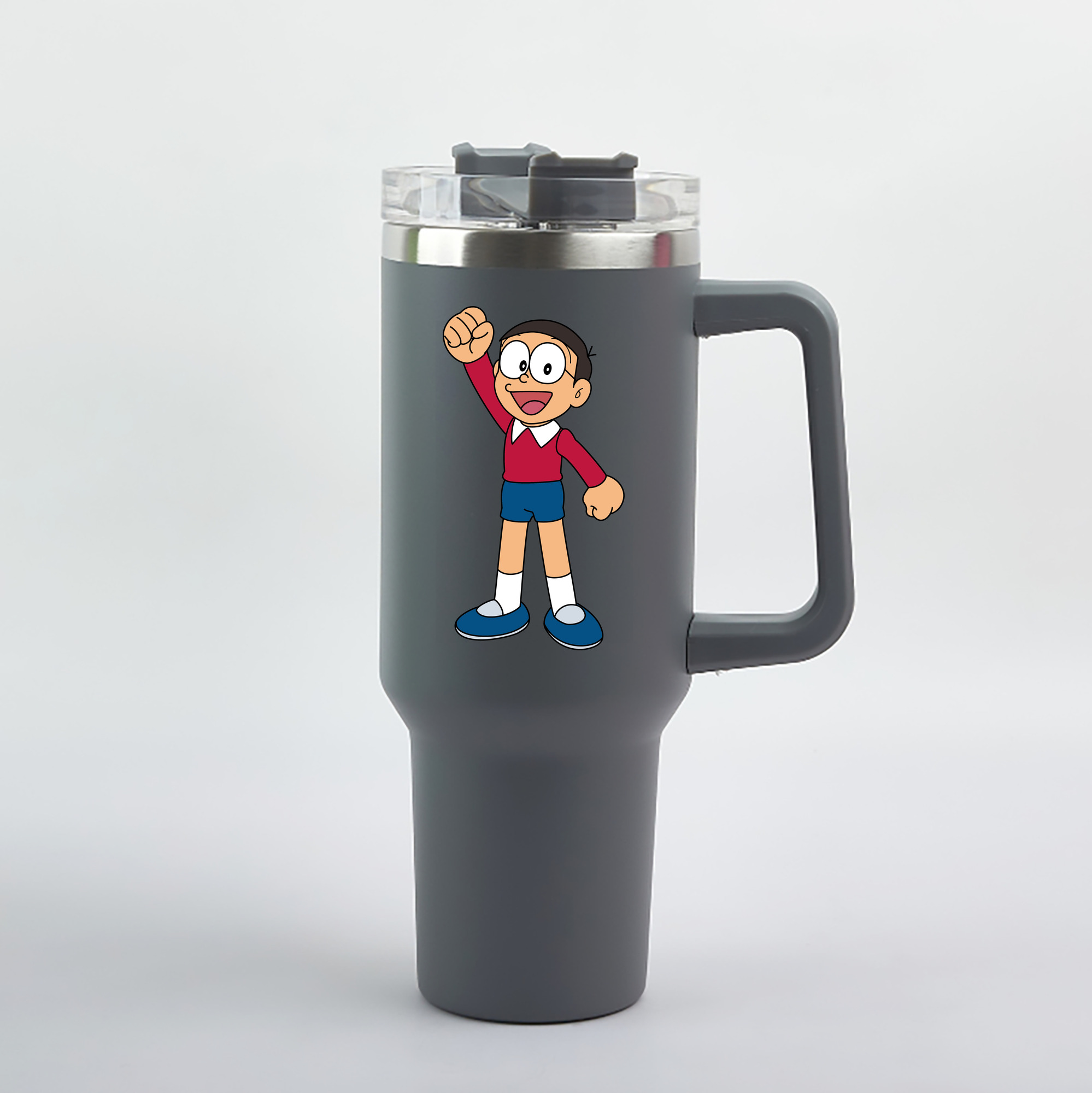 （画像用） ドラえもん 野比 のび太 Doraemon Nobita Nobi 1200mL車用タンブラー（カラープリント）