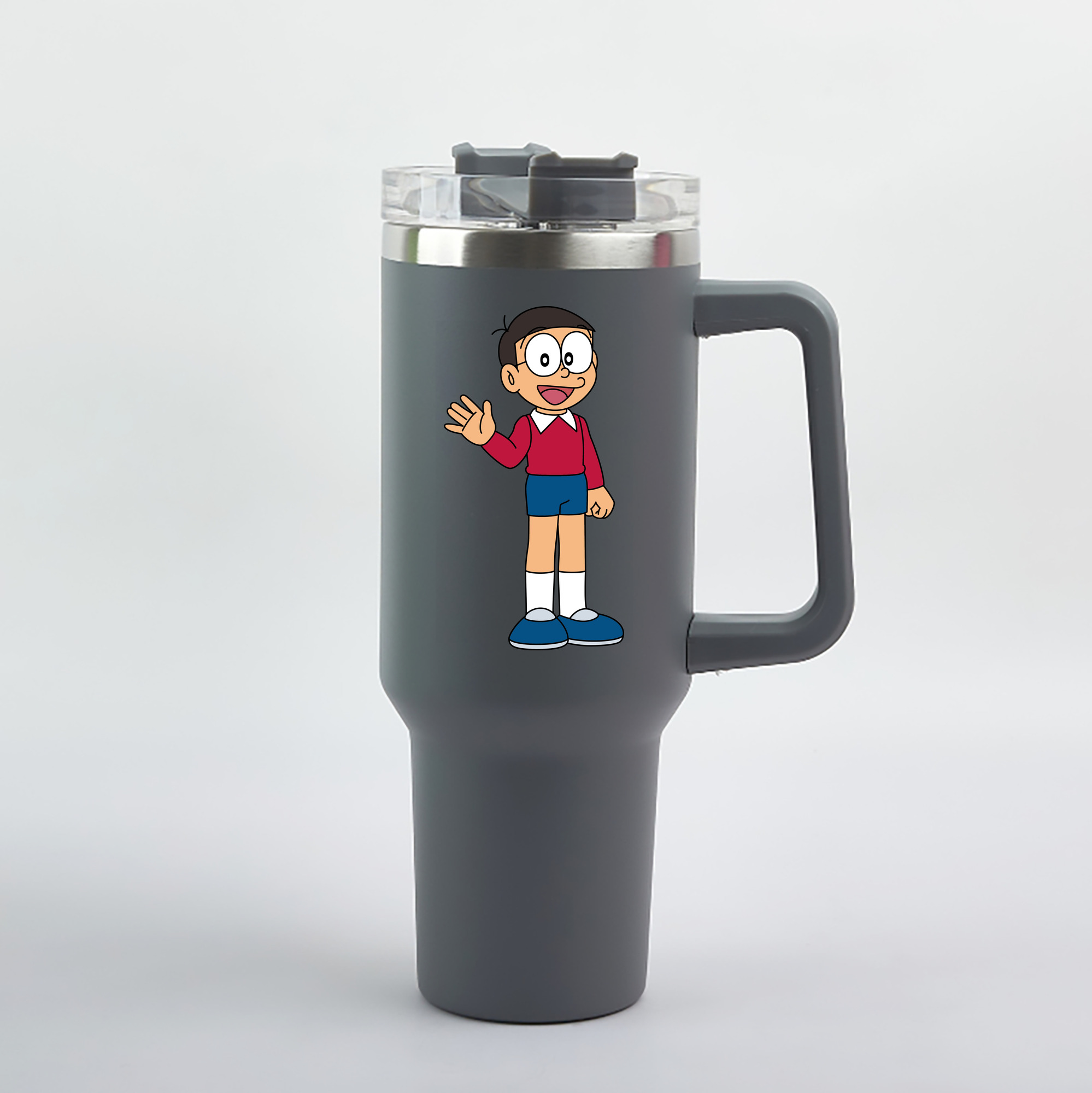 （画像用） ドラえもん 野比 のび太 Doraemon Nobita Nobi 1200mL車用タンブラー（カラープリント）