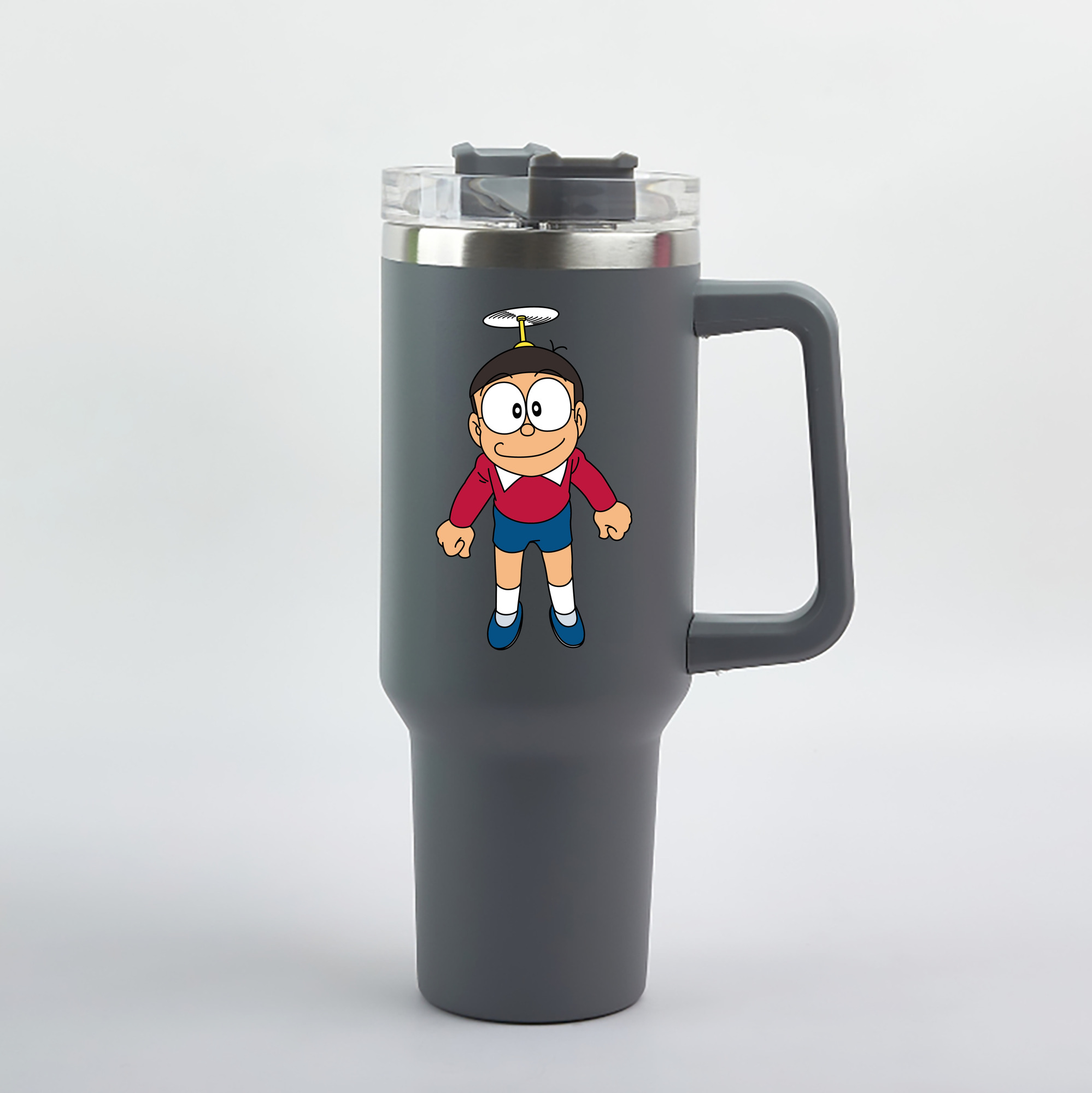 （画像用） ドラえもん 野比 のび太 Doraemon Nobita Nobi 1200mL車用タンブラー（カラープリント）