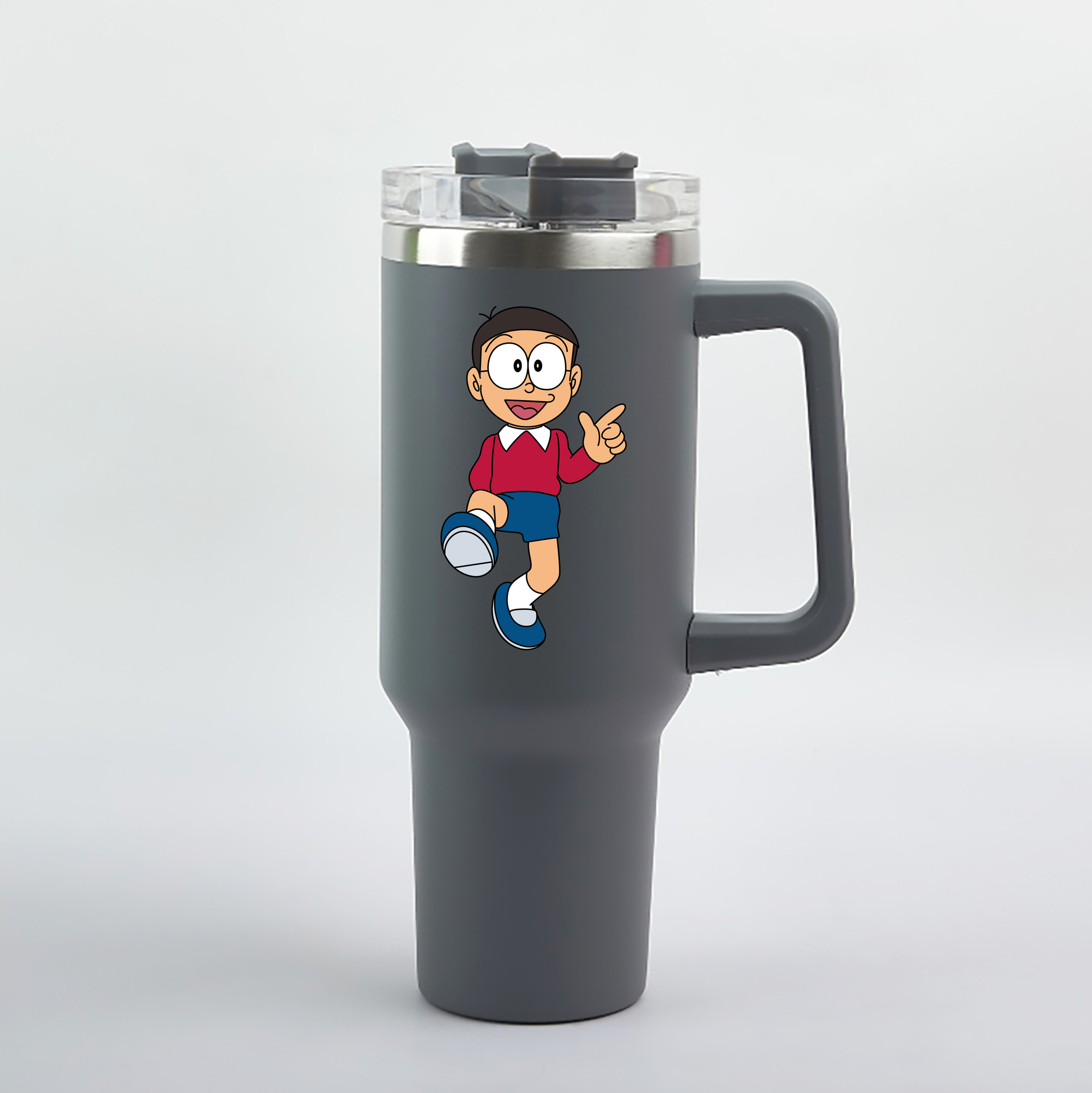（画像用） ドラえもん 野比 のび太 Doraemon Nobita Nobi 1200mL車用タンブラー（カラープリント）