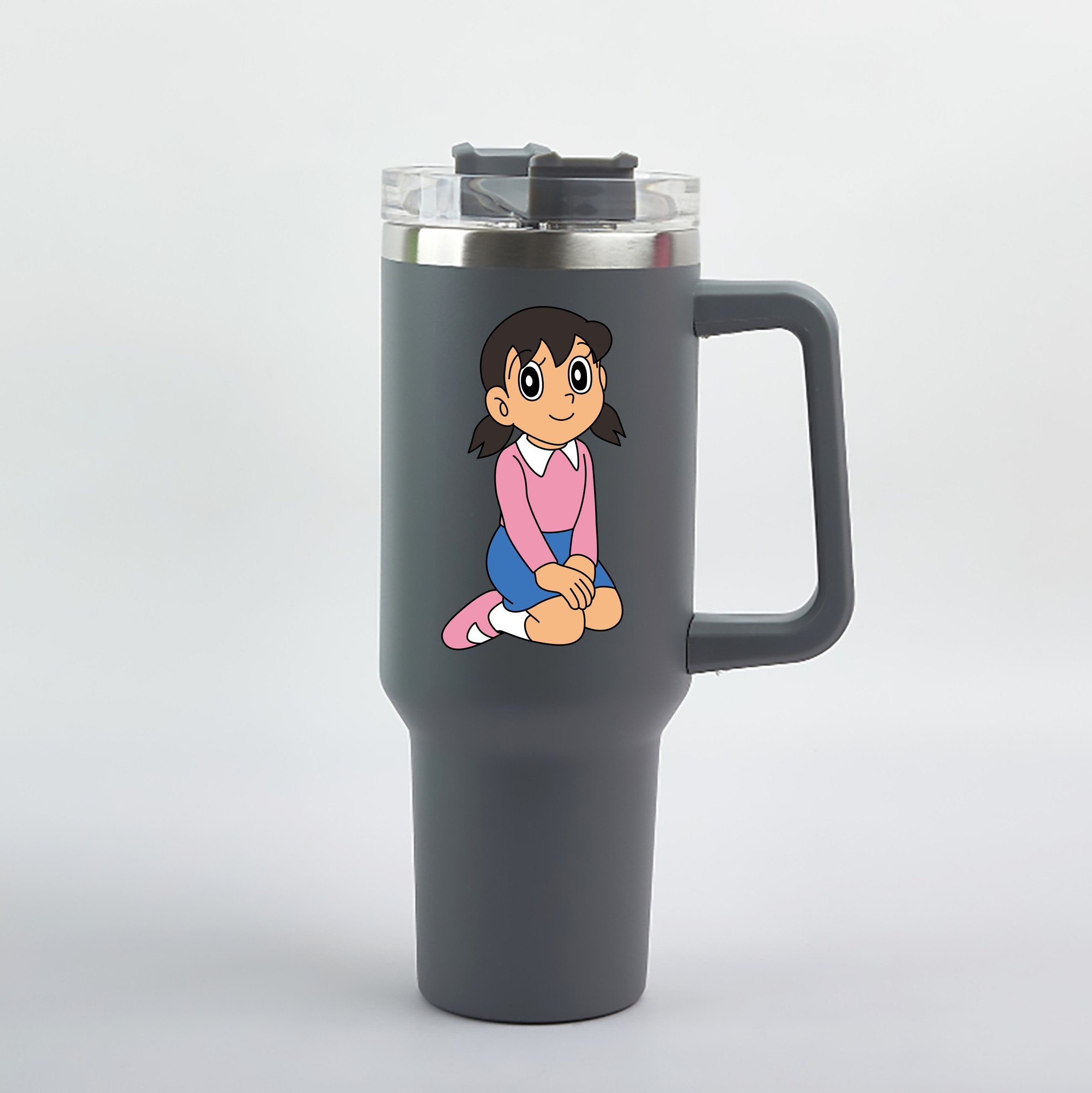 （画像用） ドラえもん みなもと しずか Doraemon Shizuka Minamoto 1200mL車用タンブラー（カラープリント）