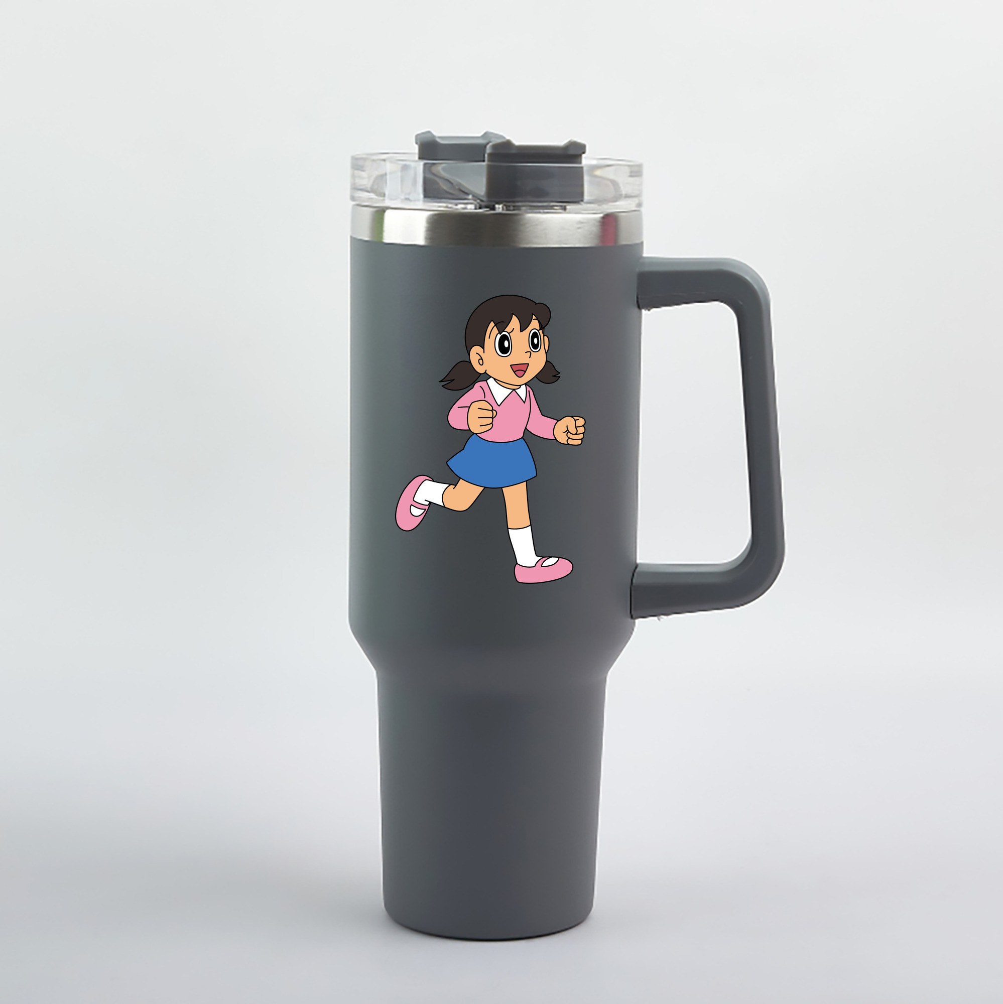 （画像用） ドラえもん みなもと しずか Doraemon Shizuka Minamoto 1200mL車用タンブラー（カラープリント）