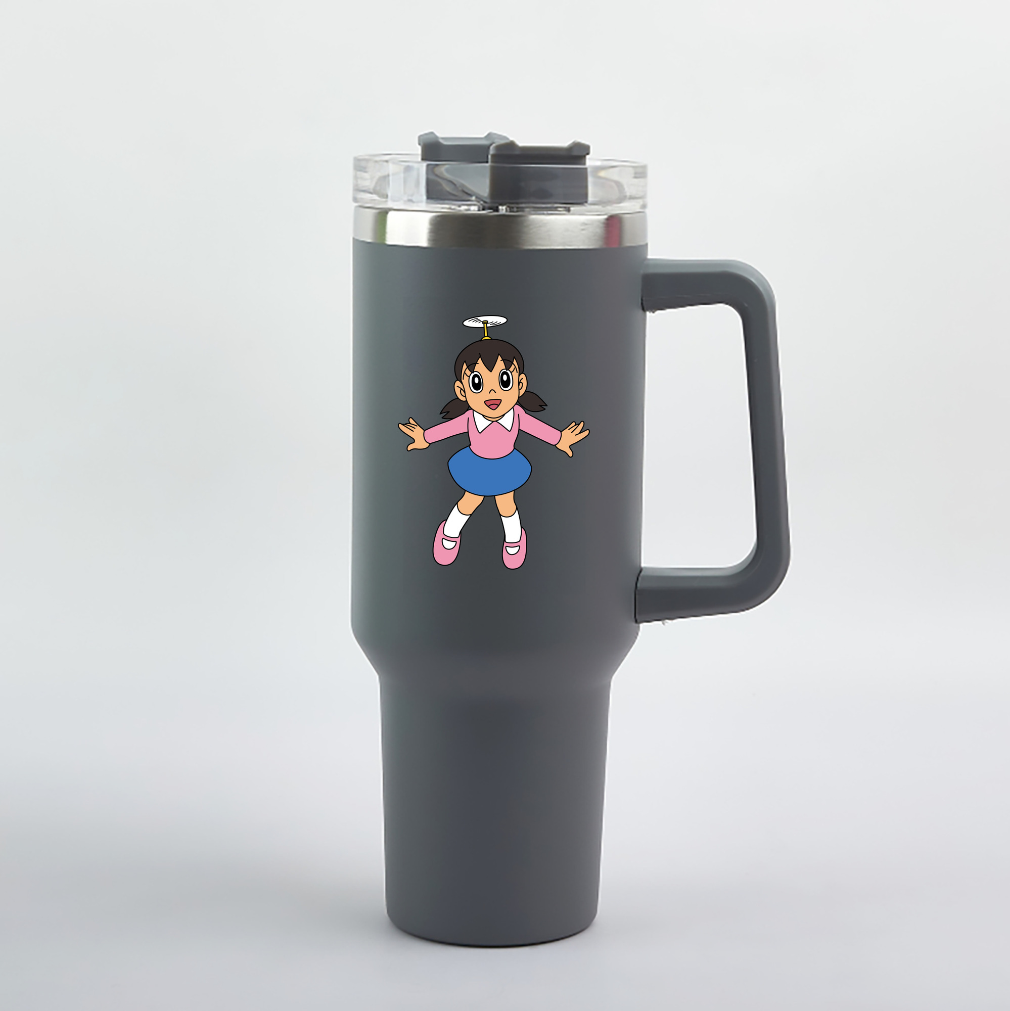 （画像用） ドラえもん みなもと しずか Doraemon Shizuka Minamoto 1200mL車用タンブラー（カラープリント）