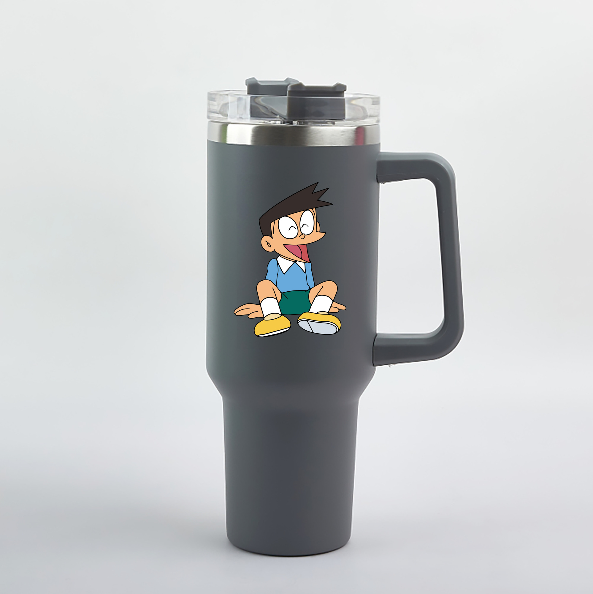 （画像用） ドラえもん 骨川 スネ夫 Doraemon Honekawa Suneo 1200mL車用タンブラー（カラープリント）