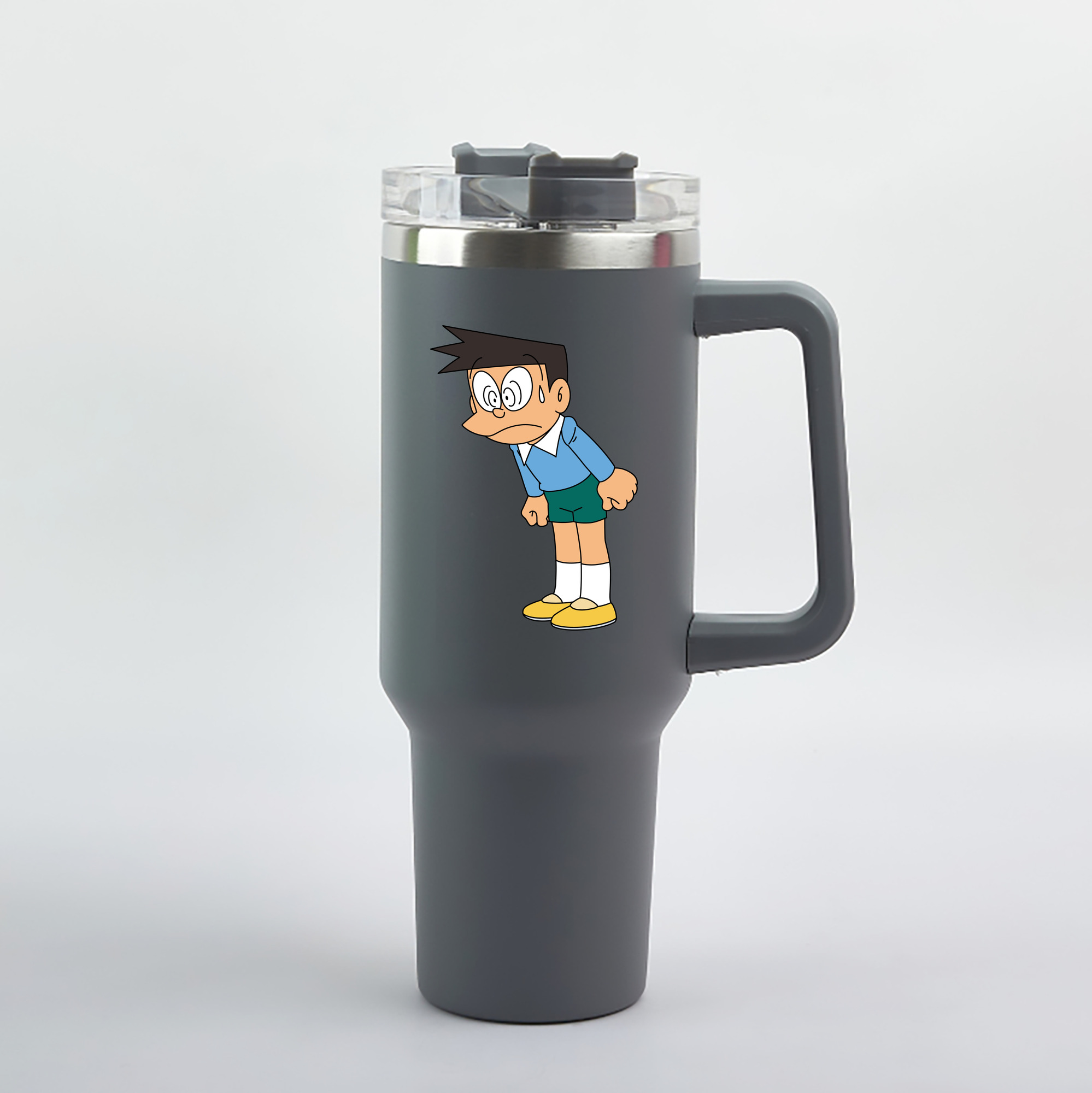 （画像用） ドラえもん 骨川 スネ夫 Doraemon Honekawa Suneo 1200mL車用タンブラー（カラープリント）