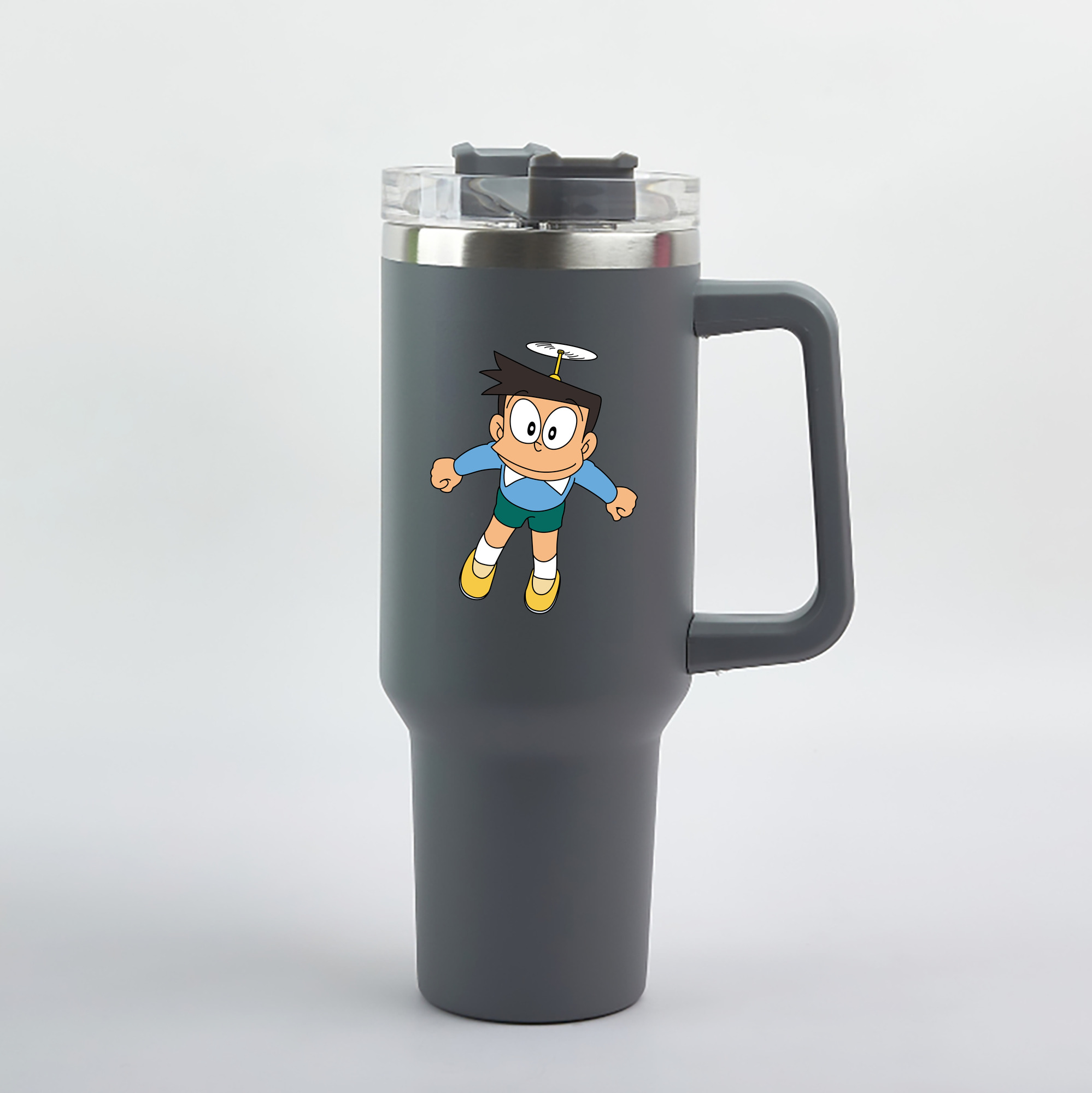 （画像用） ドラえもん 骨川 スネ夫 Doraemon Honekawa Suneo 1200mL車用タンブラー（カラープリント）