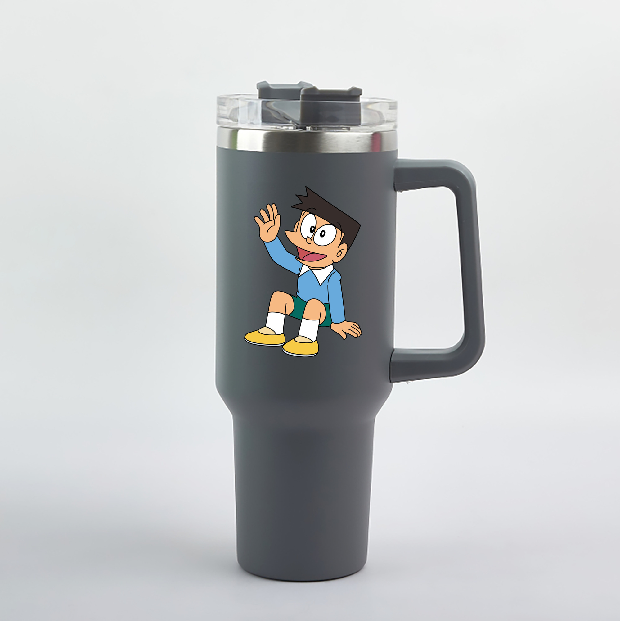 （画像用） ドラえもん 骨川 スネ夫 Doraemon Honekawa Suneo 1200mL車用タンブラー（カラープリント）