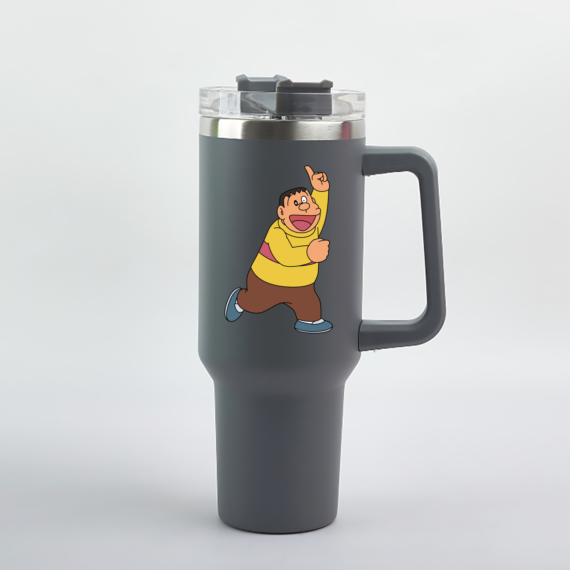 （画像用） ドラえもん 剛田武 Doraemon Gouta Takeshi 1200mL車用タンブラー（カラープリント）