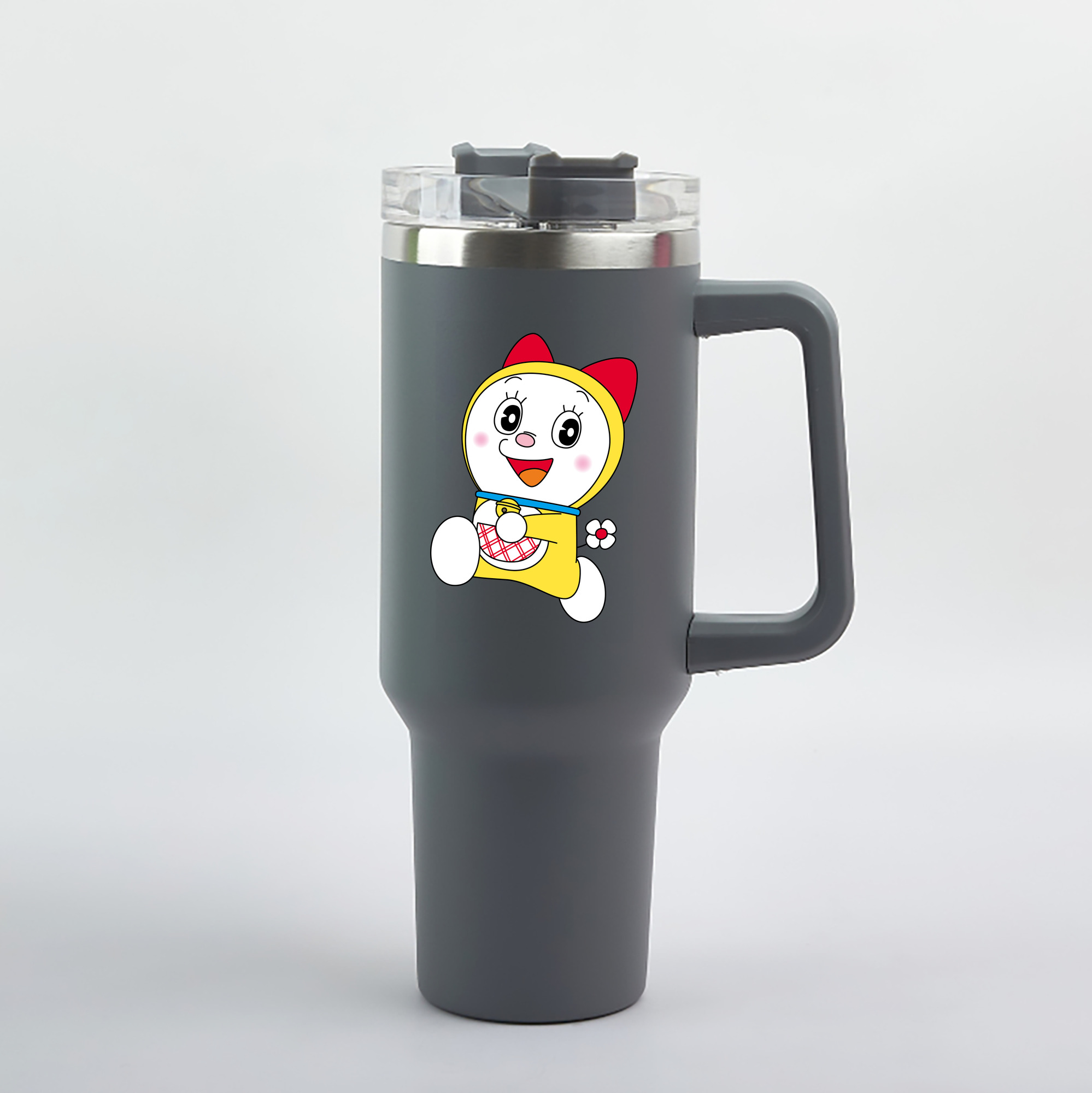 （画像用） ドラえもん ドラミ Doraemon Dorami 1200mL車用タンブラー（カラープリント）