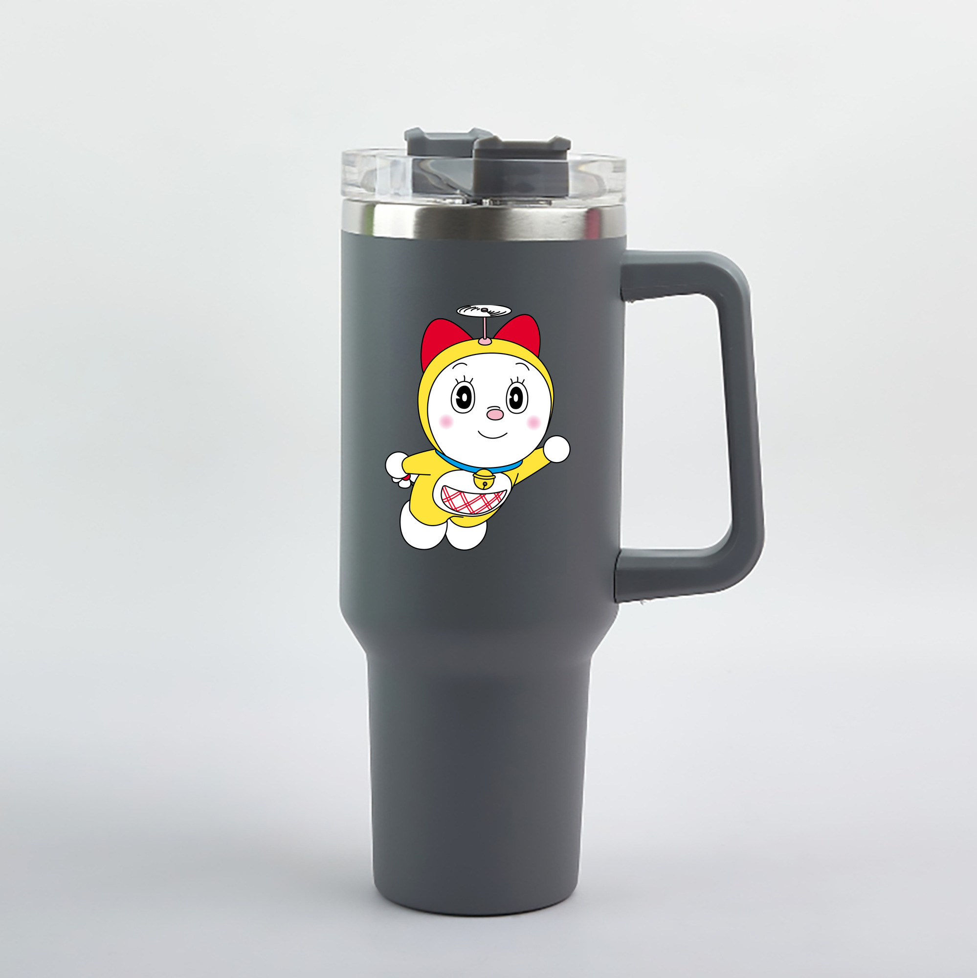 （画像用） ドラえもん ドラミ Doraemon Dorami 1200mL車用タンブラー（カラープリント）