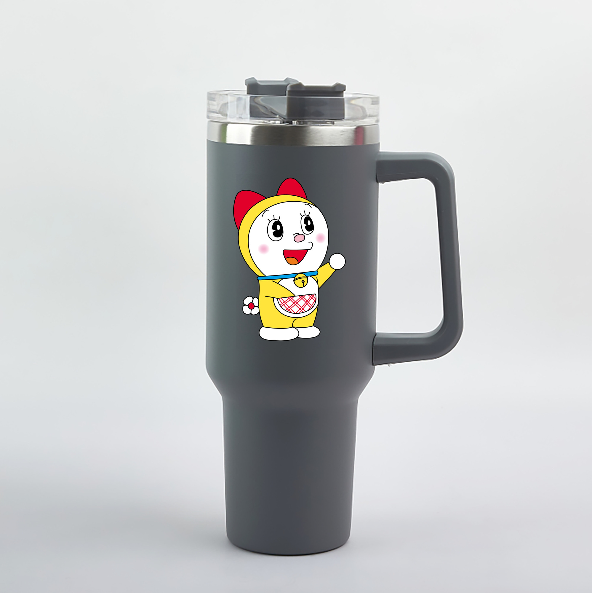 （画像用） ドラえもん ドラミ Doraemon Dorami 1200mL車用タンブラー（カラープリント）