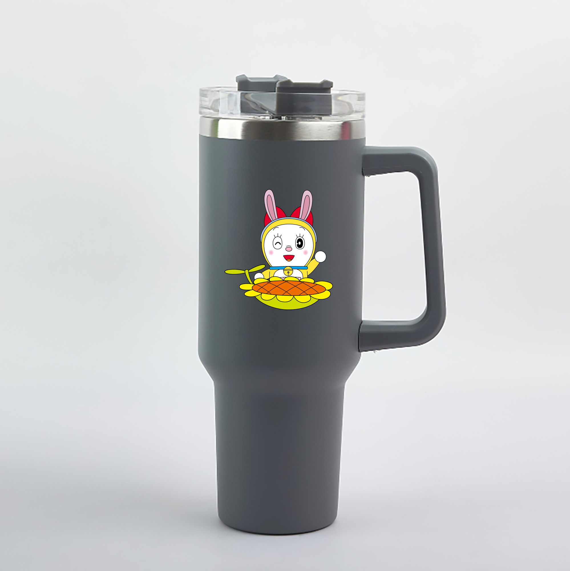 （画像用） ドラえもん ドラミ Doraemon Dorami 1200mL車用タンブラー（カラープリント）