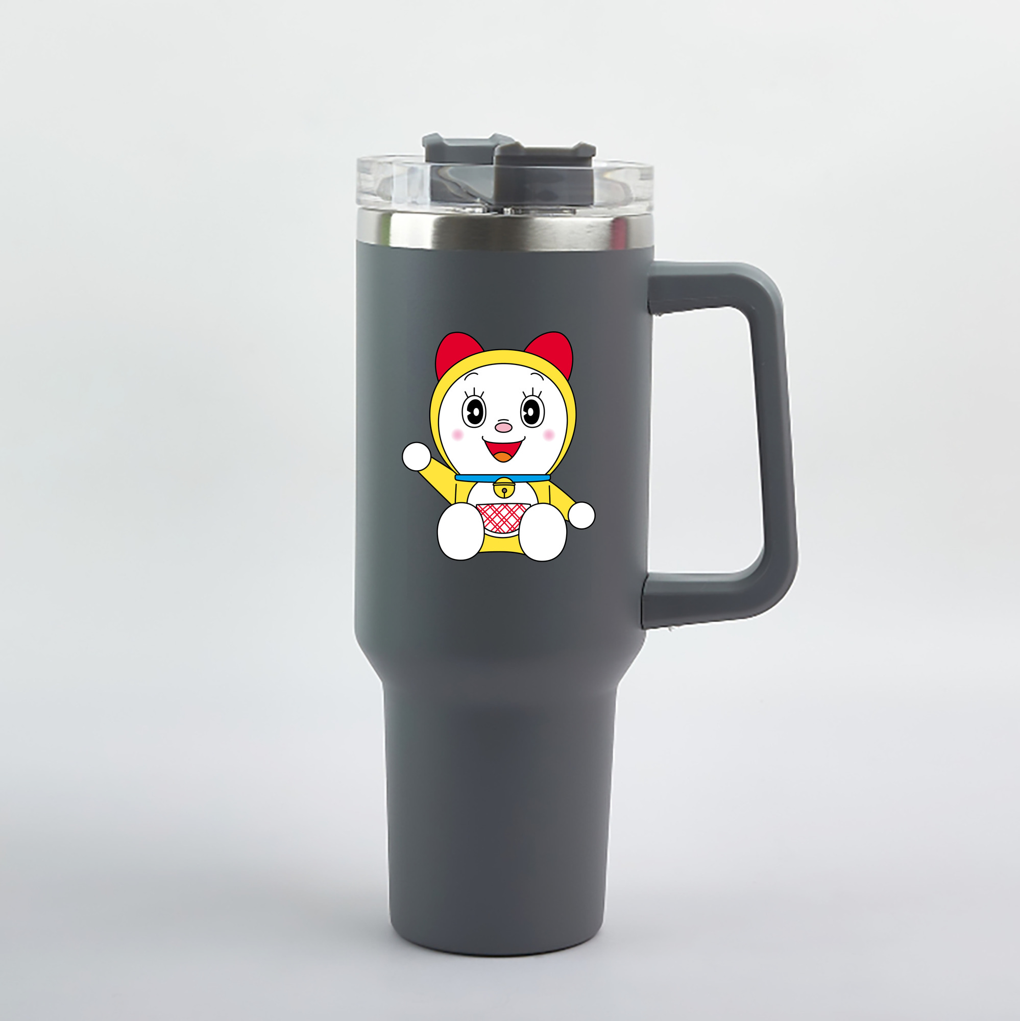 （画像用） ドラえもん ドラミ Doraemon Dorami 1200mL車用タンブラー（カラープリント）