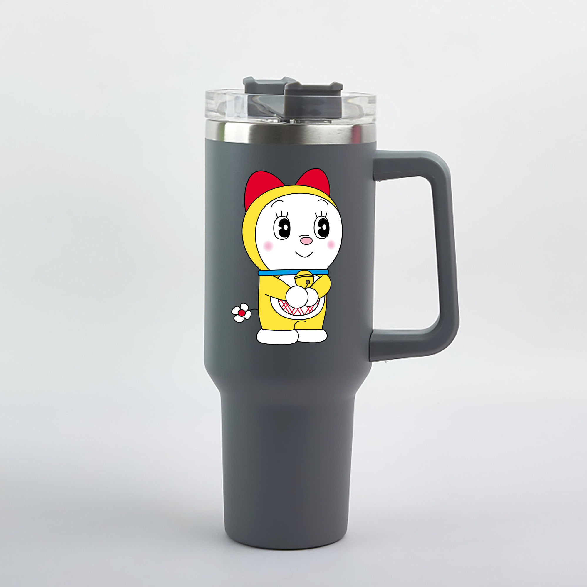（画像用） ドラえもん ドラミ Doraemon Dorami 1200mL車用タンブラー（カラープリント）