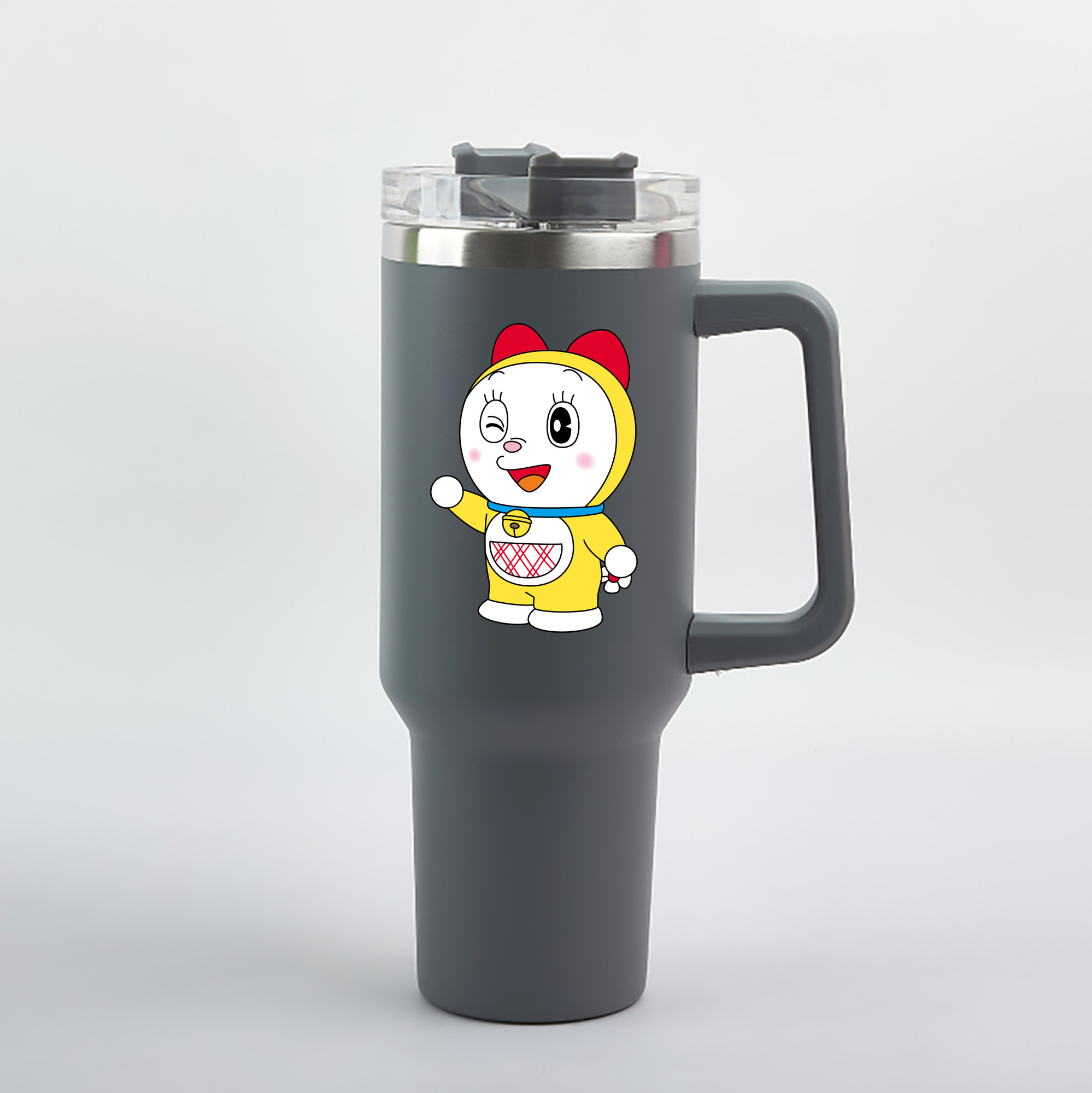 （画像用） ドラえもん ドラミ Doraemon Dorami 1200mL車用タンブラー（カラープリント）