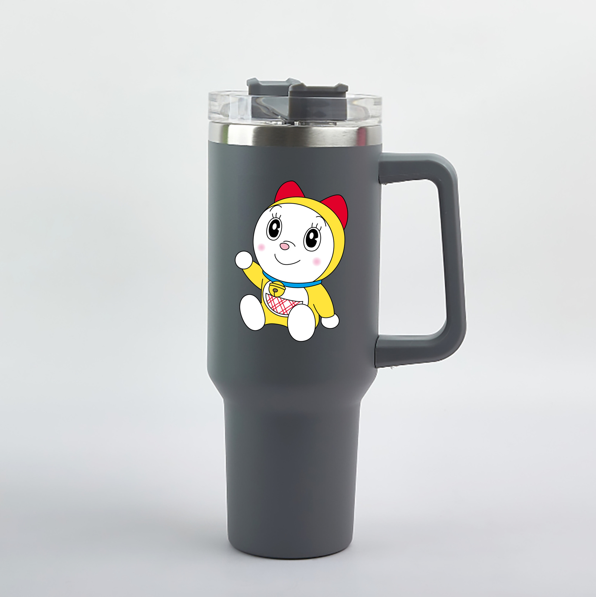 （画像用） ドラえもん ドラミ Doraemon Dorami 1200mL車用タンブラー（カラープリント）