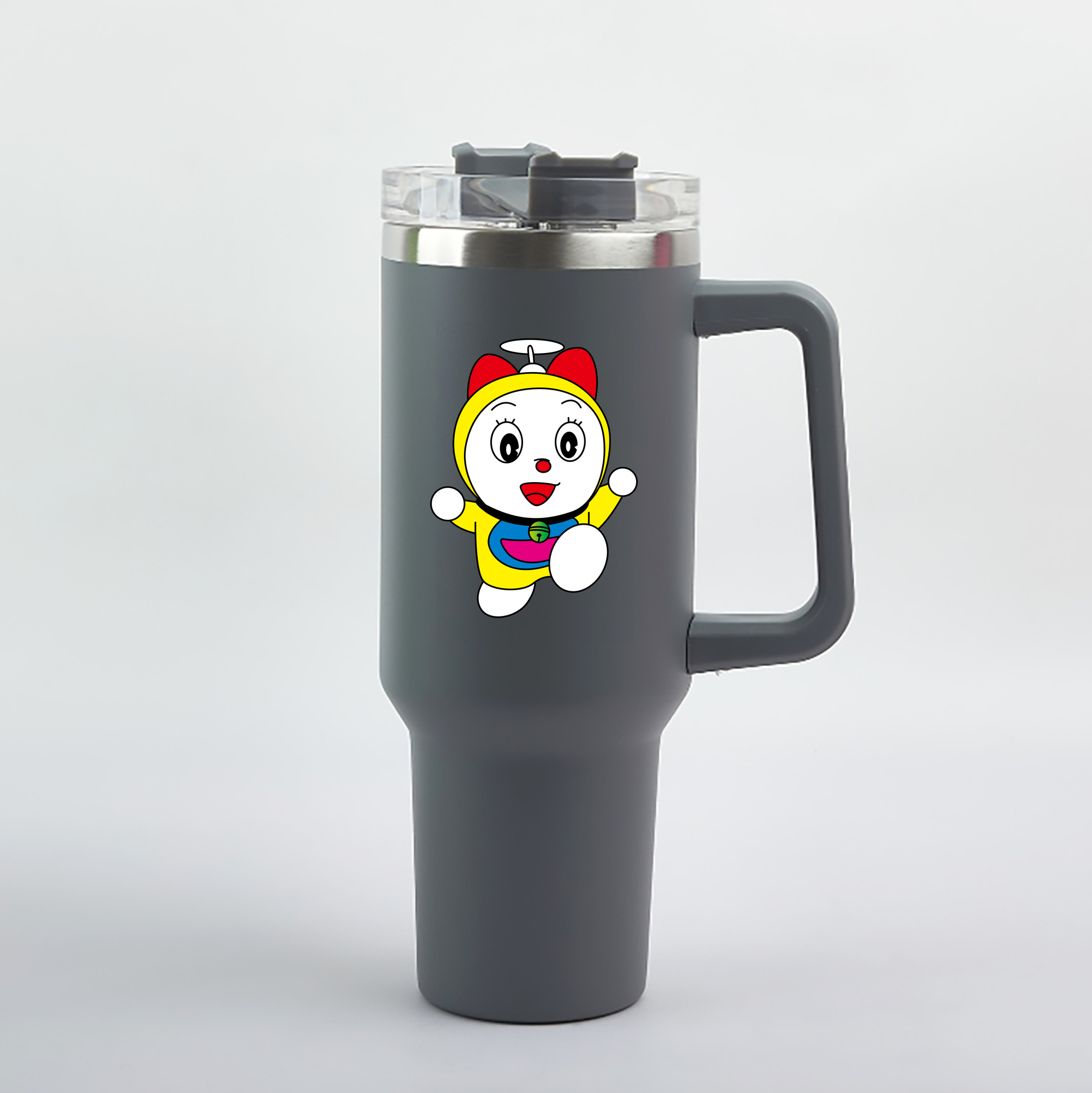 （画像用） ドラえもん ドラミ Doraemon Dorami 1200mL車用タンブラー（カラープリント）