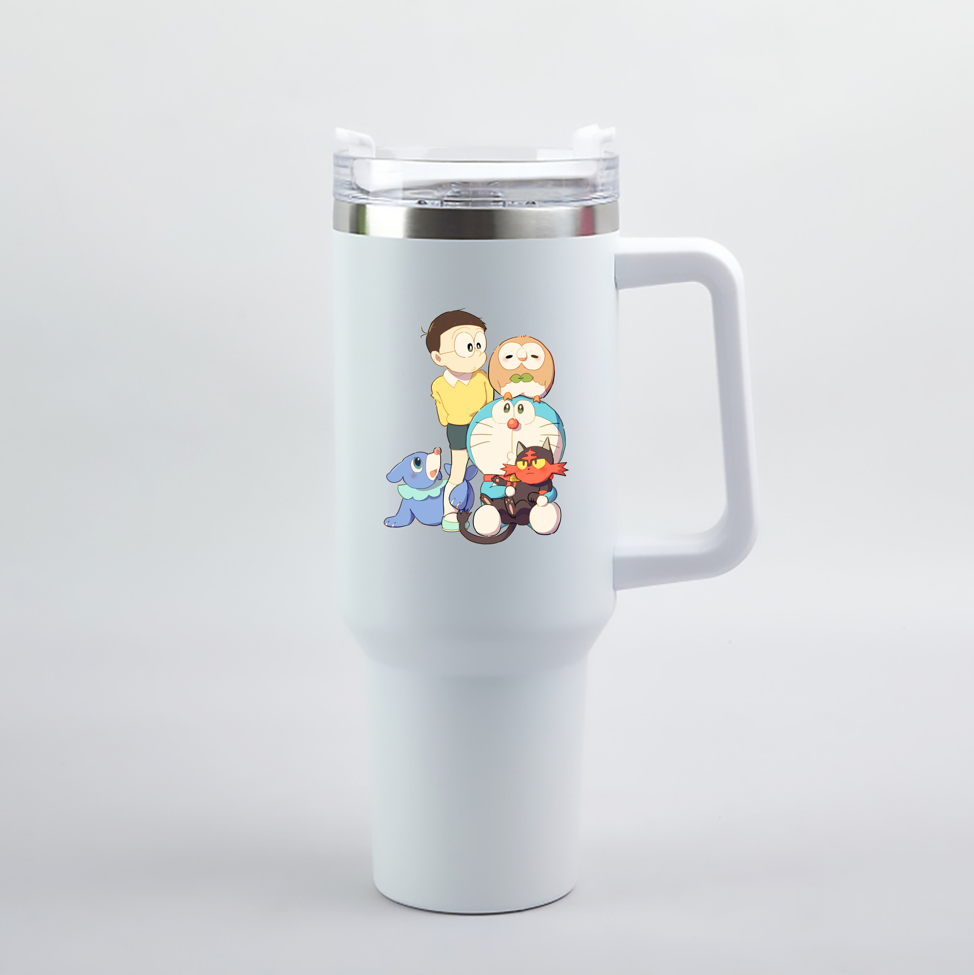 （画像用） ドラえもん Doraemon 1200mL車用タンブラー（カラープリント）