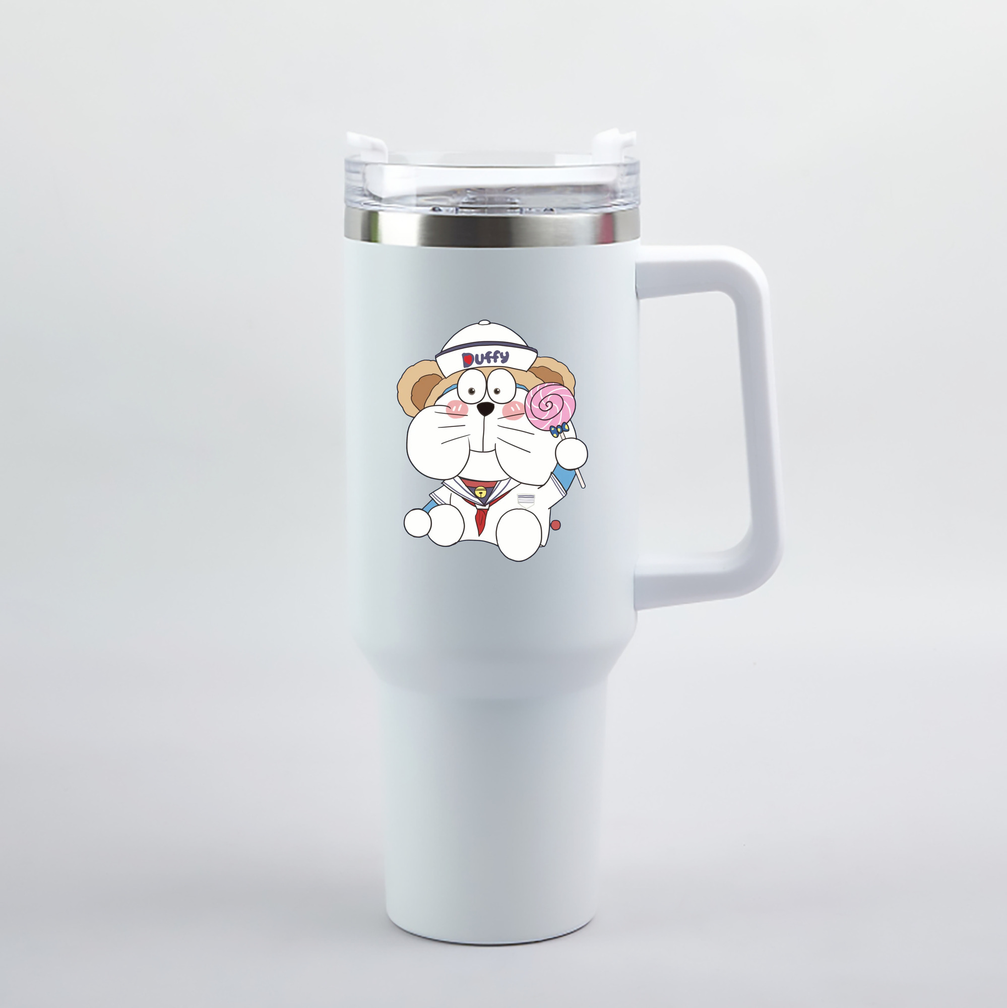 （画像用） ドラえもん Doraemon 1200mL車用タンブラー（カラープリント）