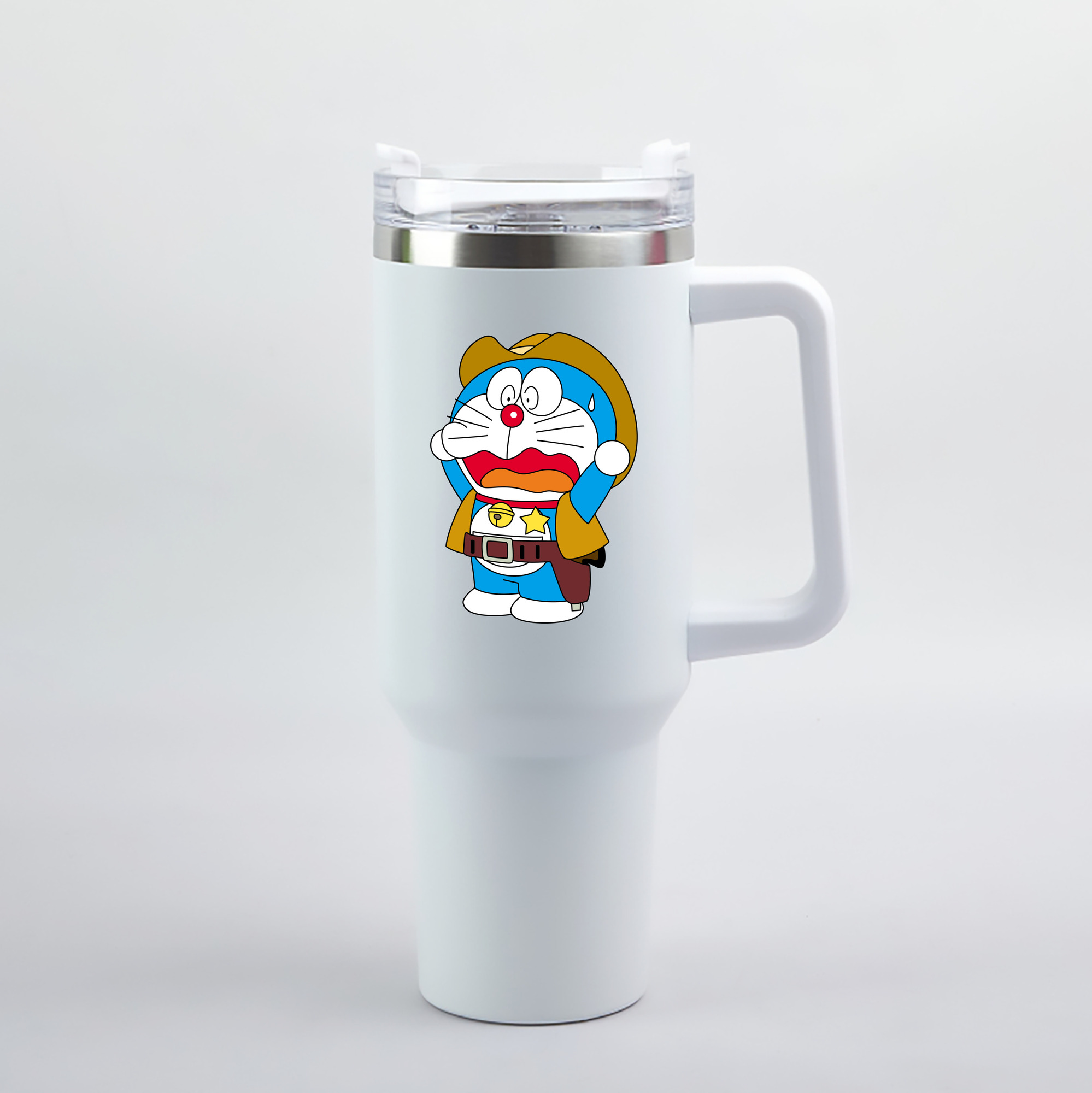 （画像用） ドラえもん Doraemon 1200mL車用タンブラー（カラープリント）