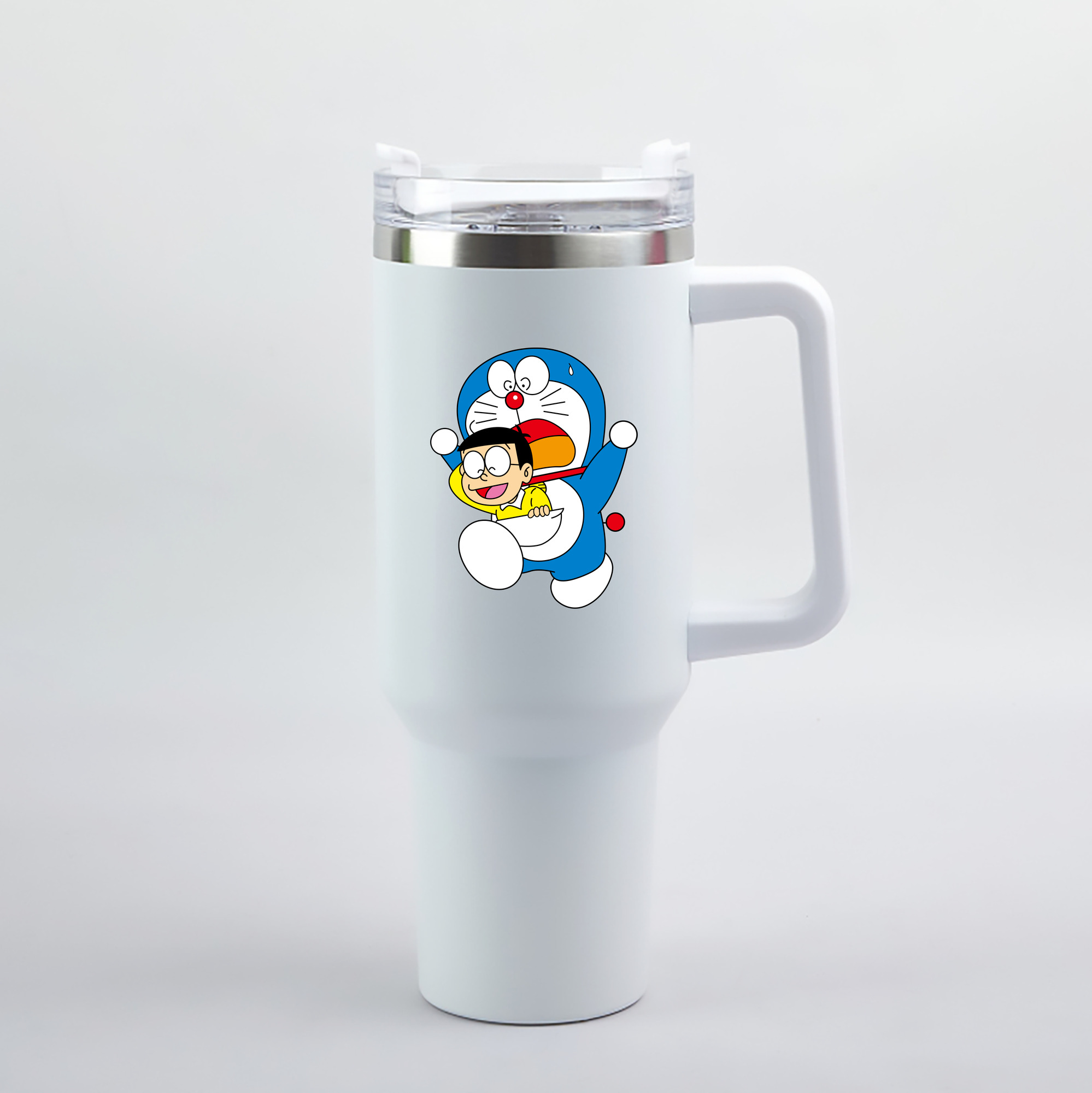 （画像用） ドラえもん Doraemon 1200mL車用タンブラー（カラープリント）
