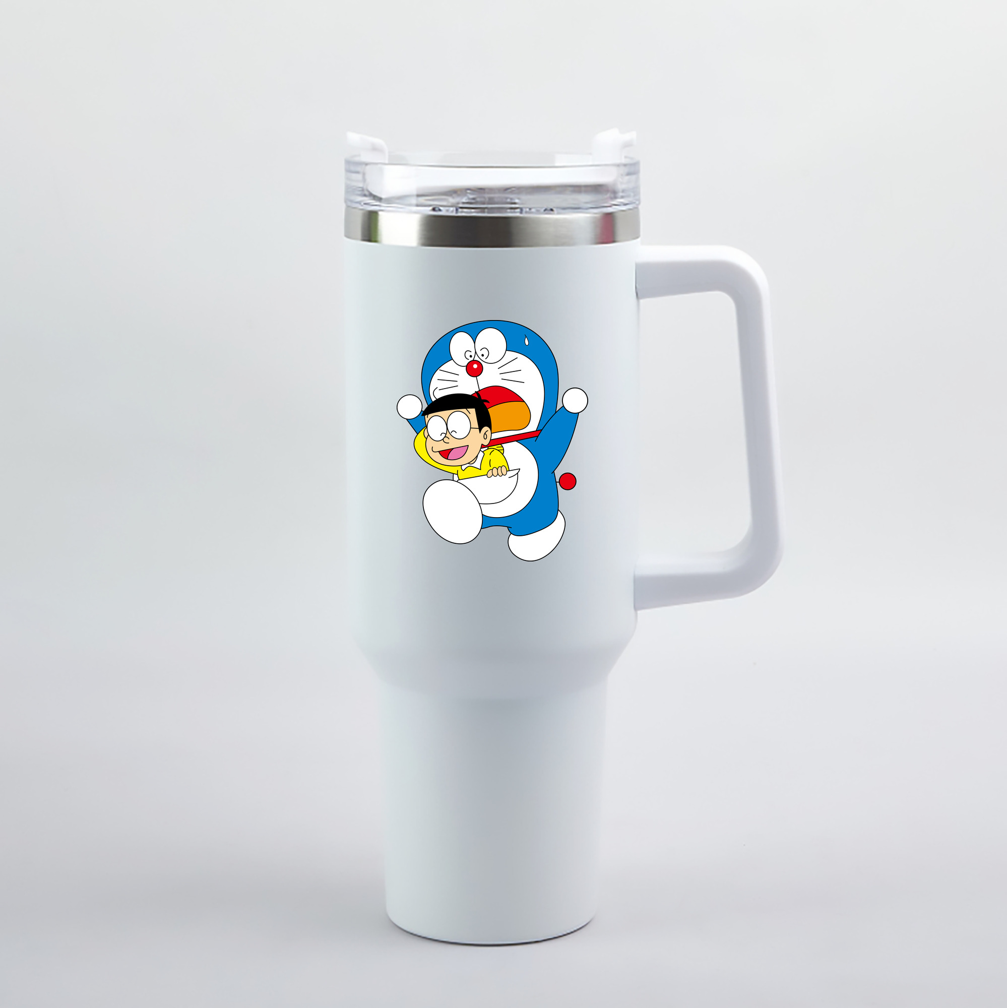 （画像用） ドラえもん Doraemon 1200mL車用タンブラー（カラープリント）