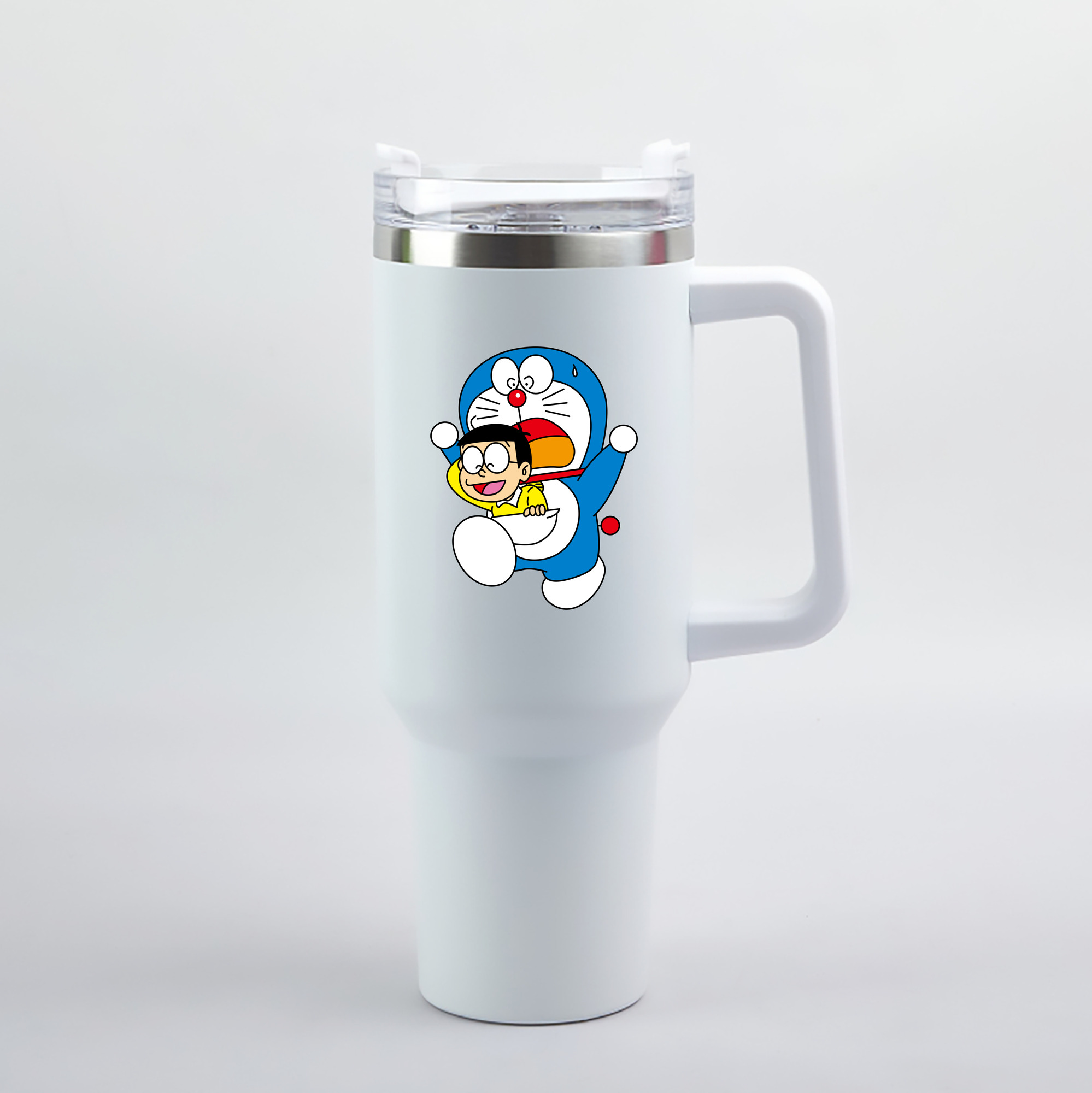 （画像用） ドラえもん Doraemon 1200mL車用タンブラー（カラープリント）