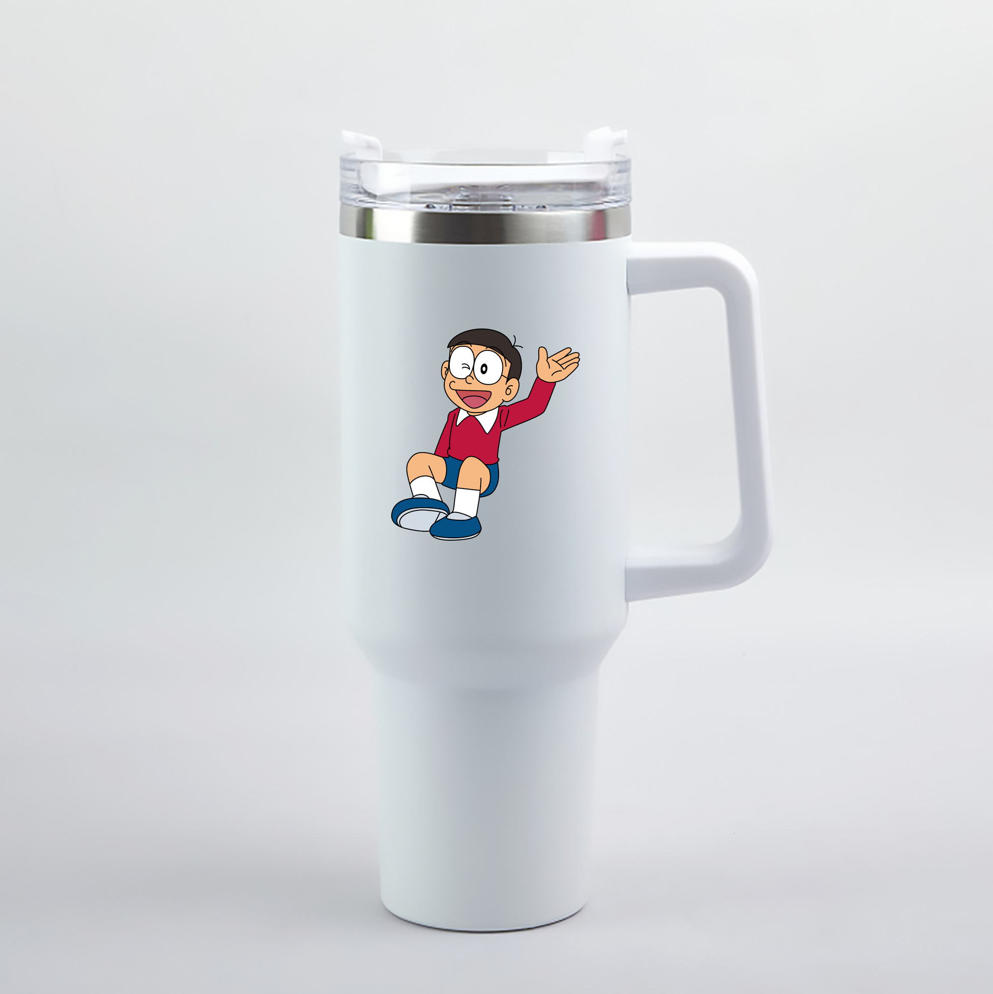 （画像用） ドラえもん 野比 のび太 Doraemon Nobita Nobi 1200mL車用タンブラー（カラープリント）