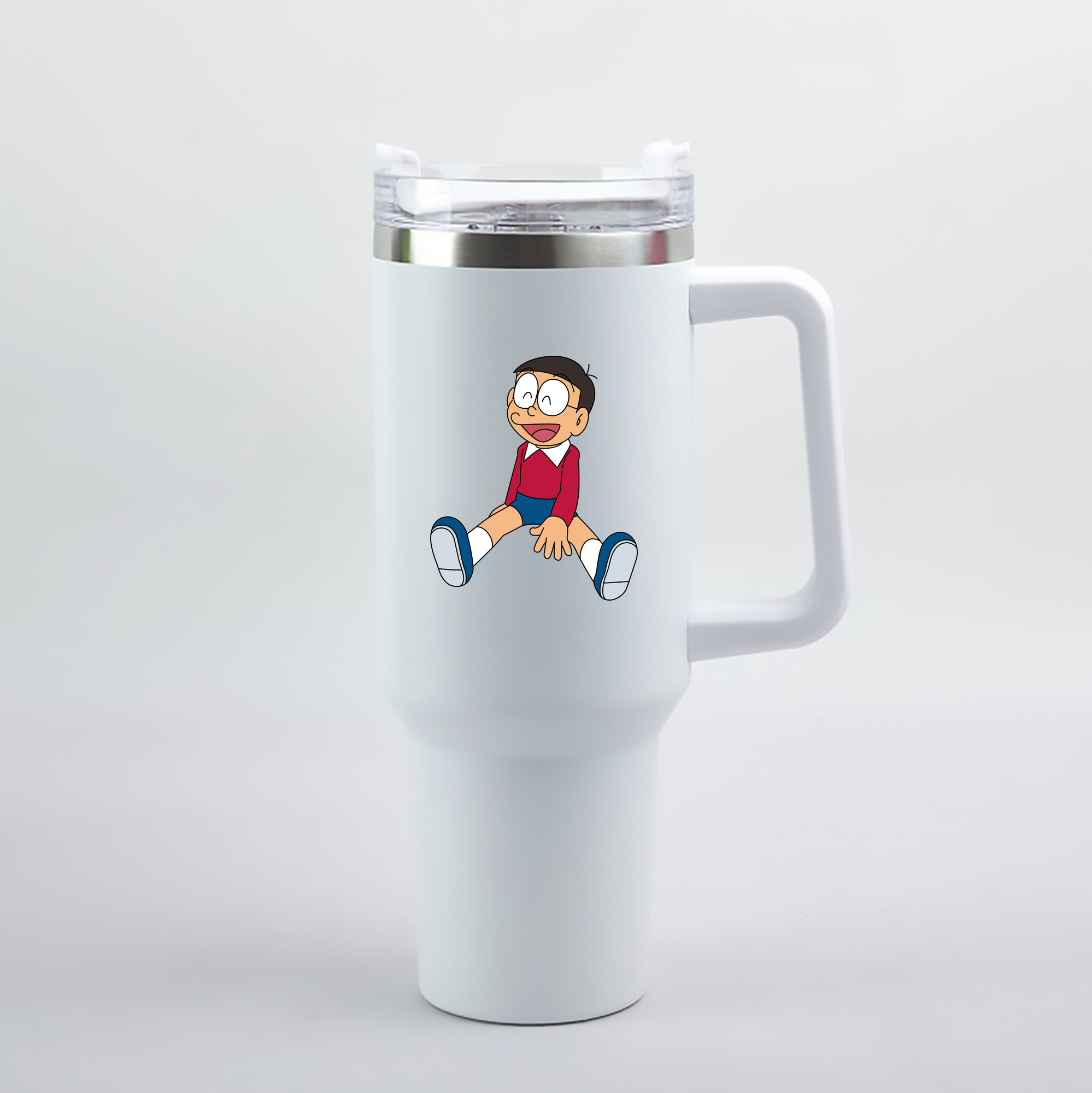 （画像用） ドラえもん 野比 のび太 Doraemon Nobita Nobi 1200mL車用タンブラー（カラープリント）