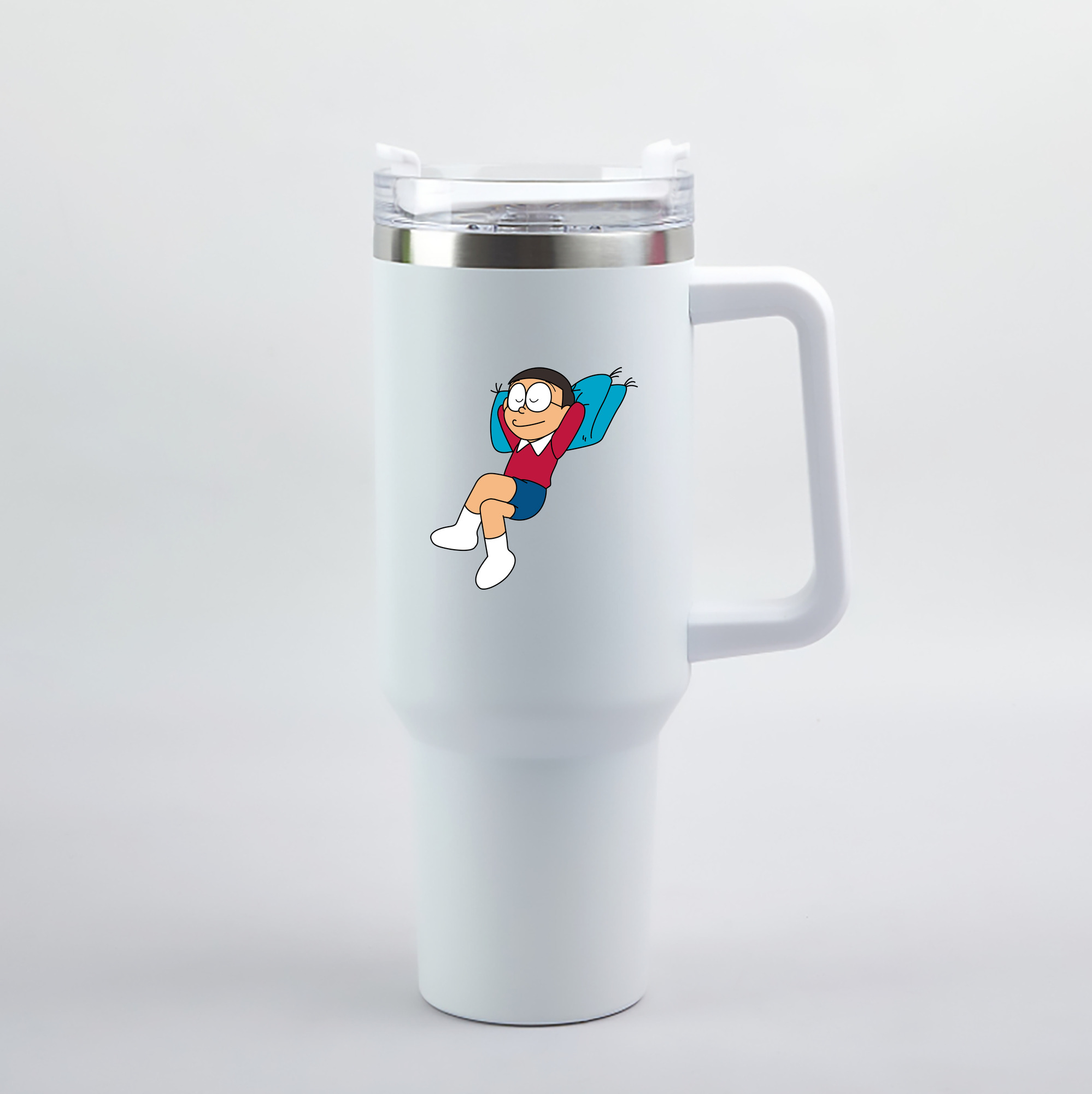 （画像用） ドラえもん 野比 のび太 Doraemon Nobita Nobi 1200mL車用タンブラー（カラープリント）
