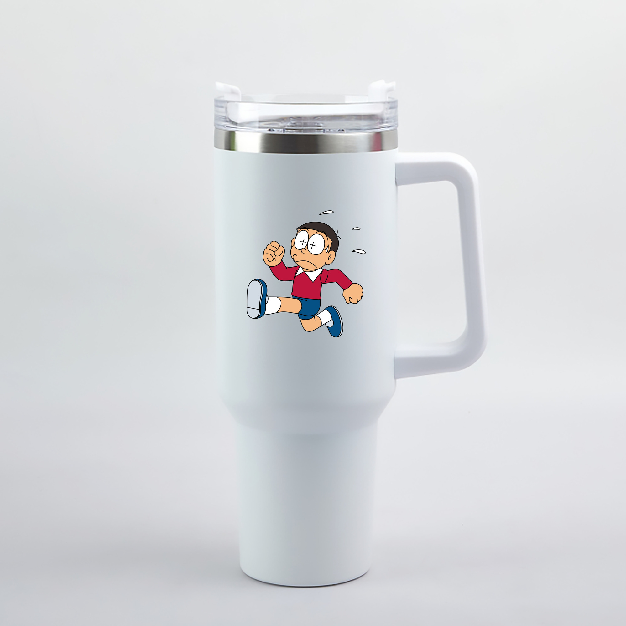 （画像用） ドラえもん 野比 のび太 Doraemon Nobita Nobi 1200mL車用タンブラー（カラープリント）