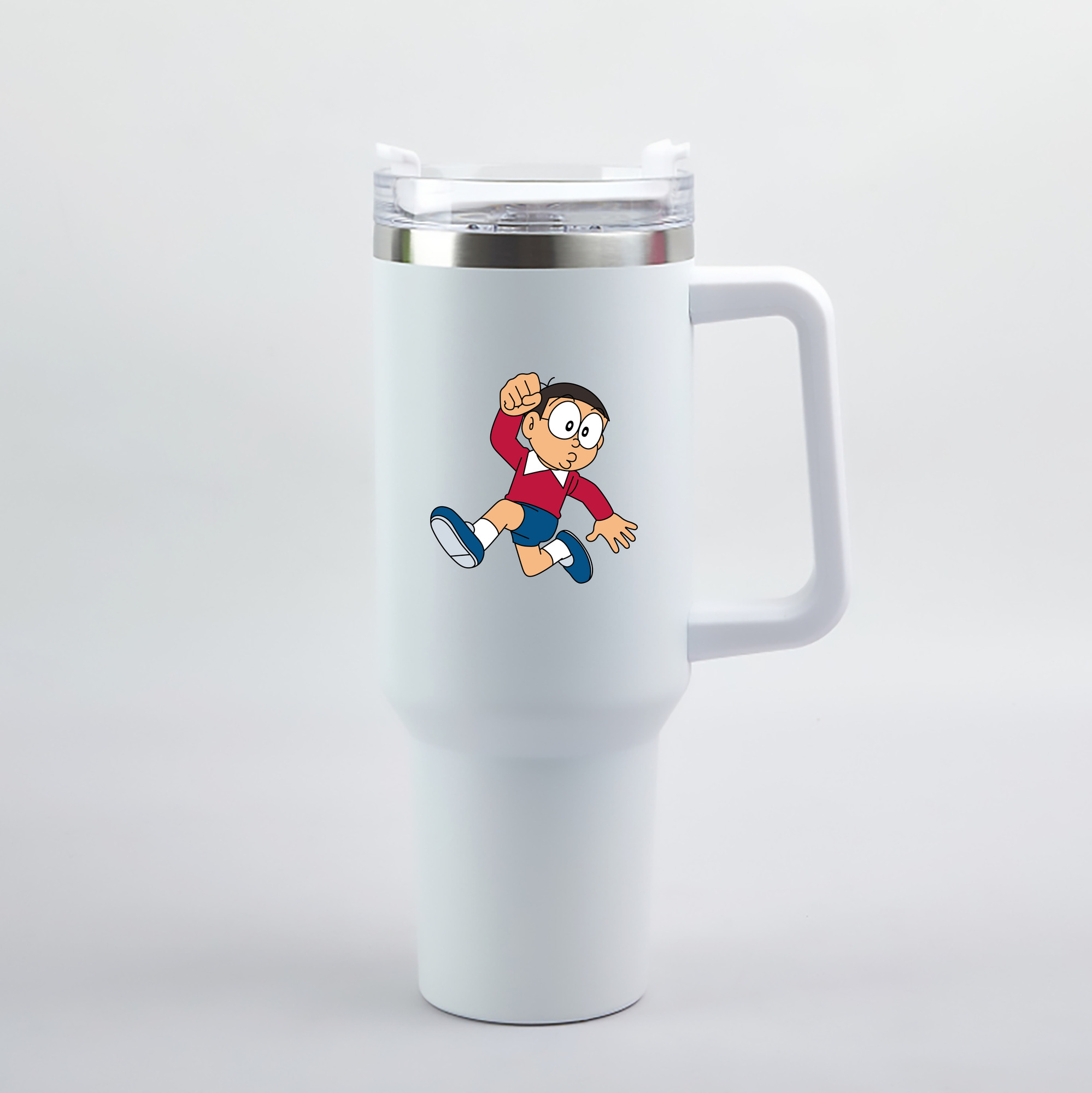 （画像用） ドラえもん 野比 のび太 Doraemon Nobita Nobi 1200mL車用タンブラー（カラープリント）
