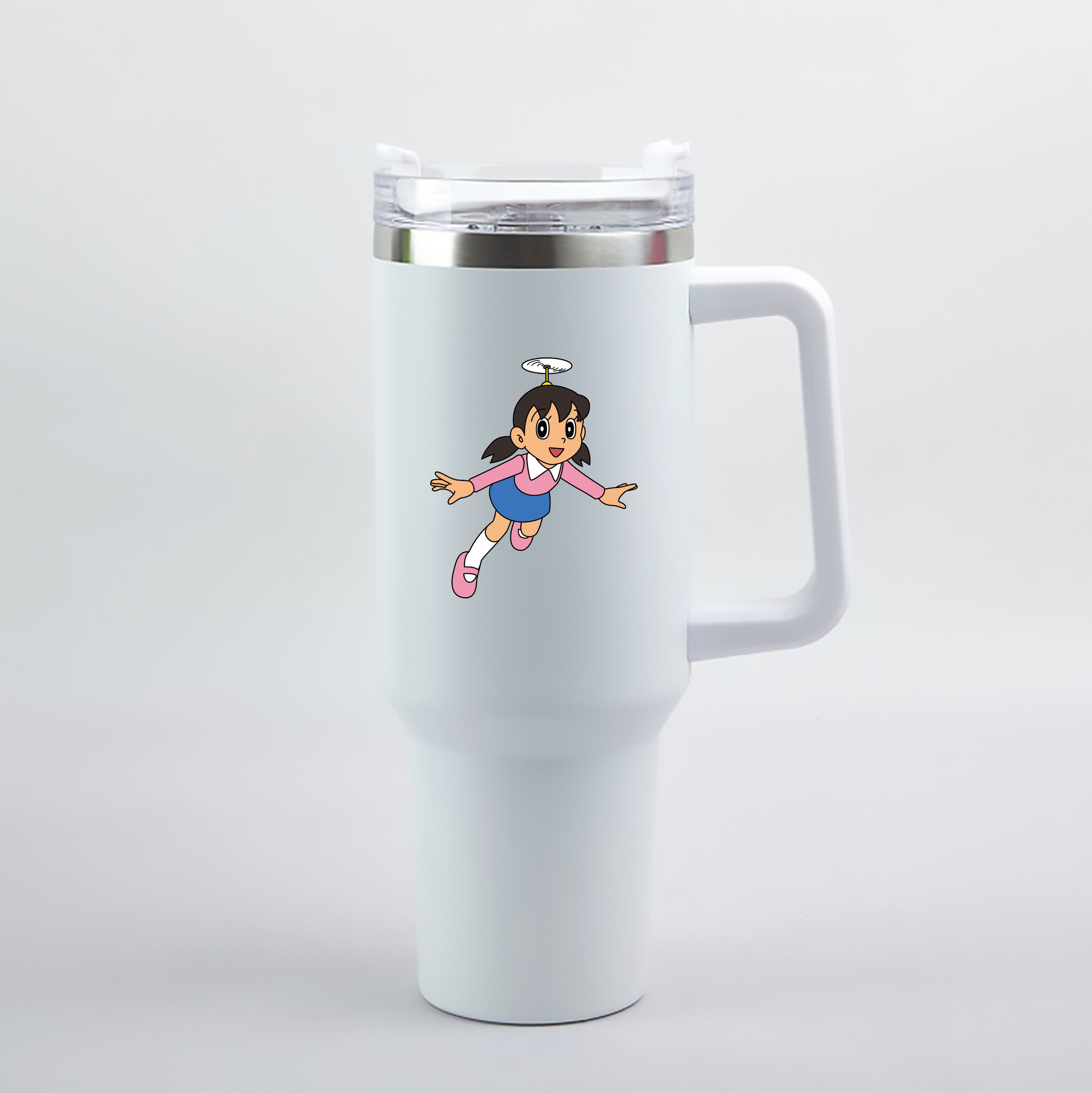 （画像用） ドラえもん みなもと しずか Doraemon Shizuka Minamoto 1200mL車用タンブラー（カラープリント）