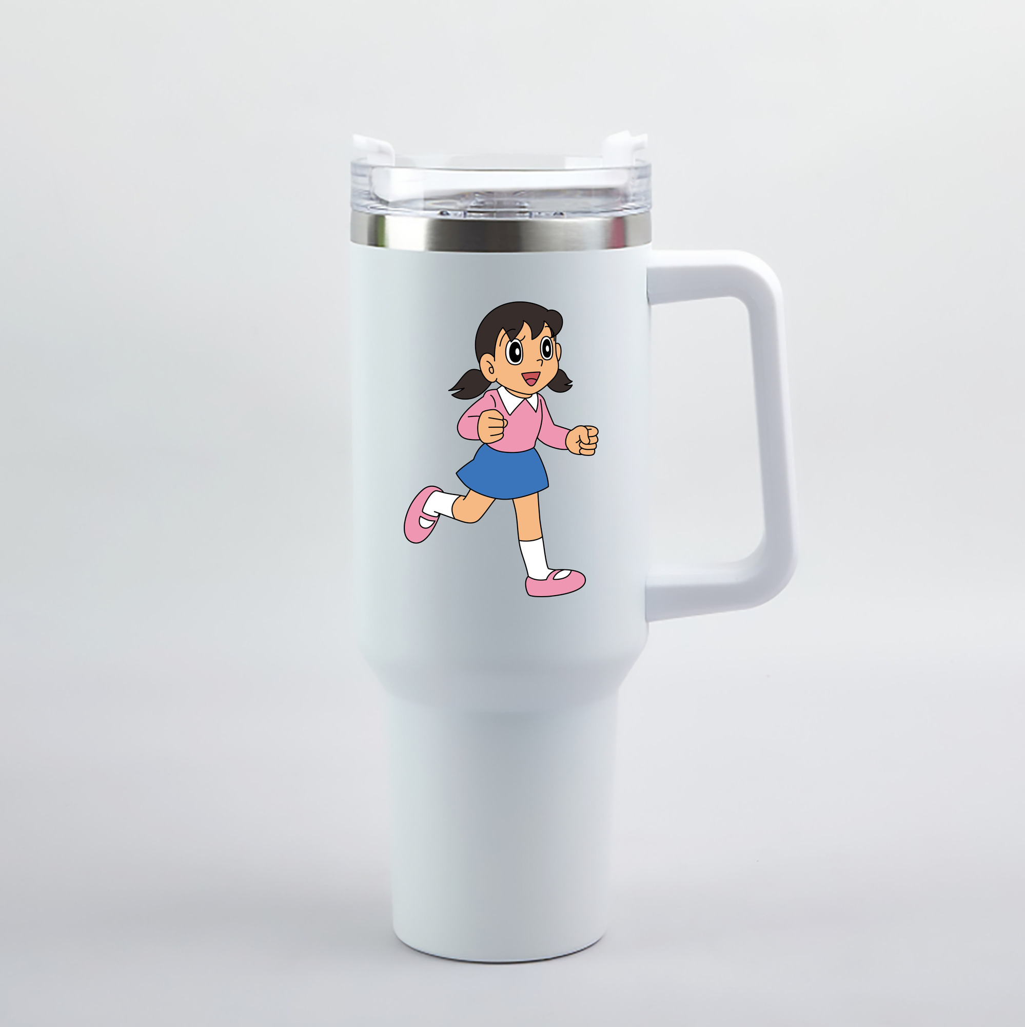 （画像用） ドラえもん みなもと しずか Doraemon Shizuka Minamoto 1200mL車用タンブラー（カラープリント）