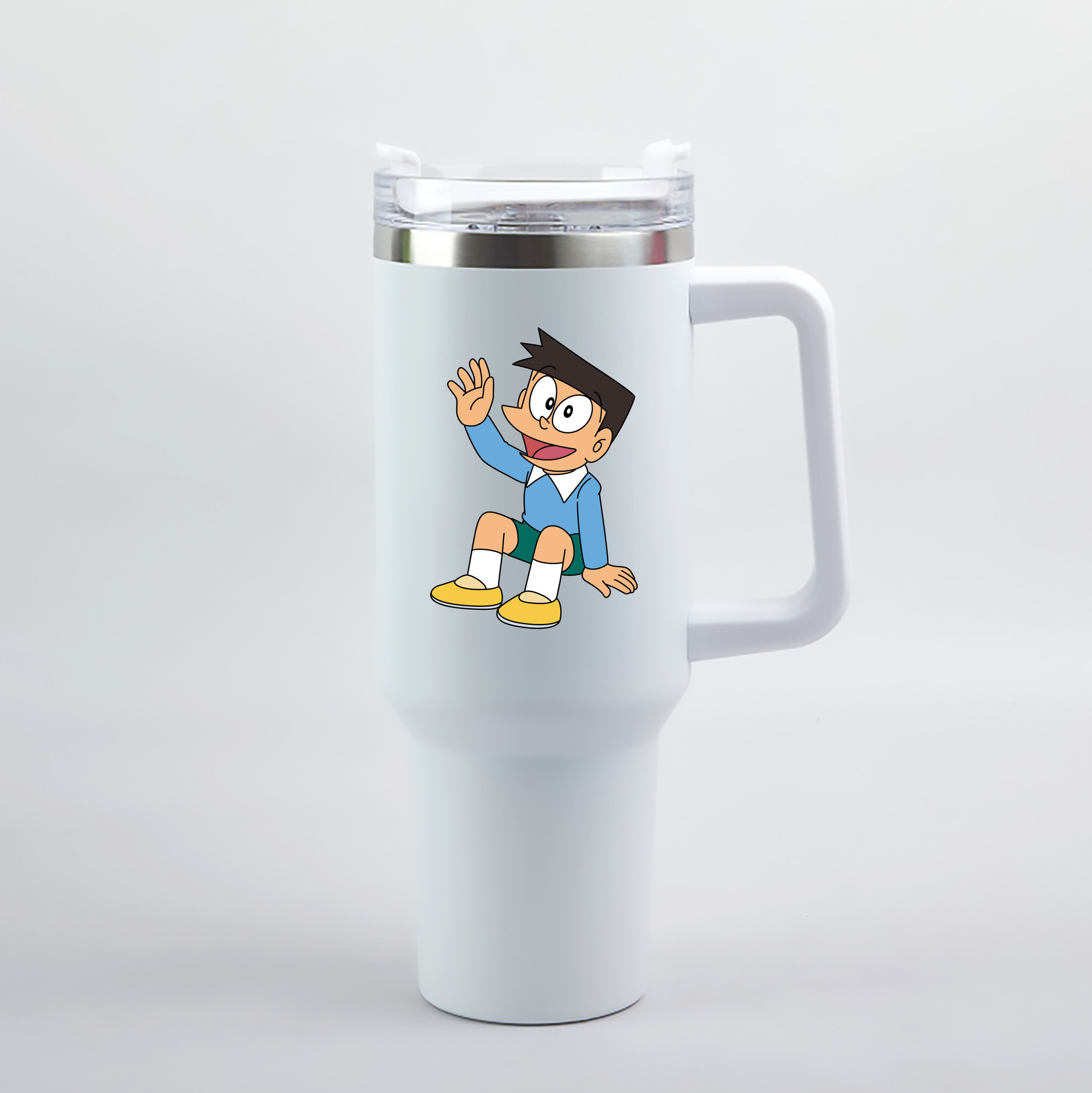 （画像用） ドラえもん 骨川 スネ夫 Doraemon Honekawa Suneo 1200mL車用タンブラー（カラープリント）