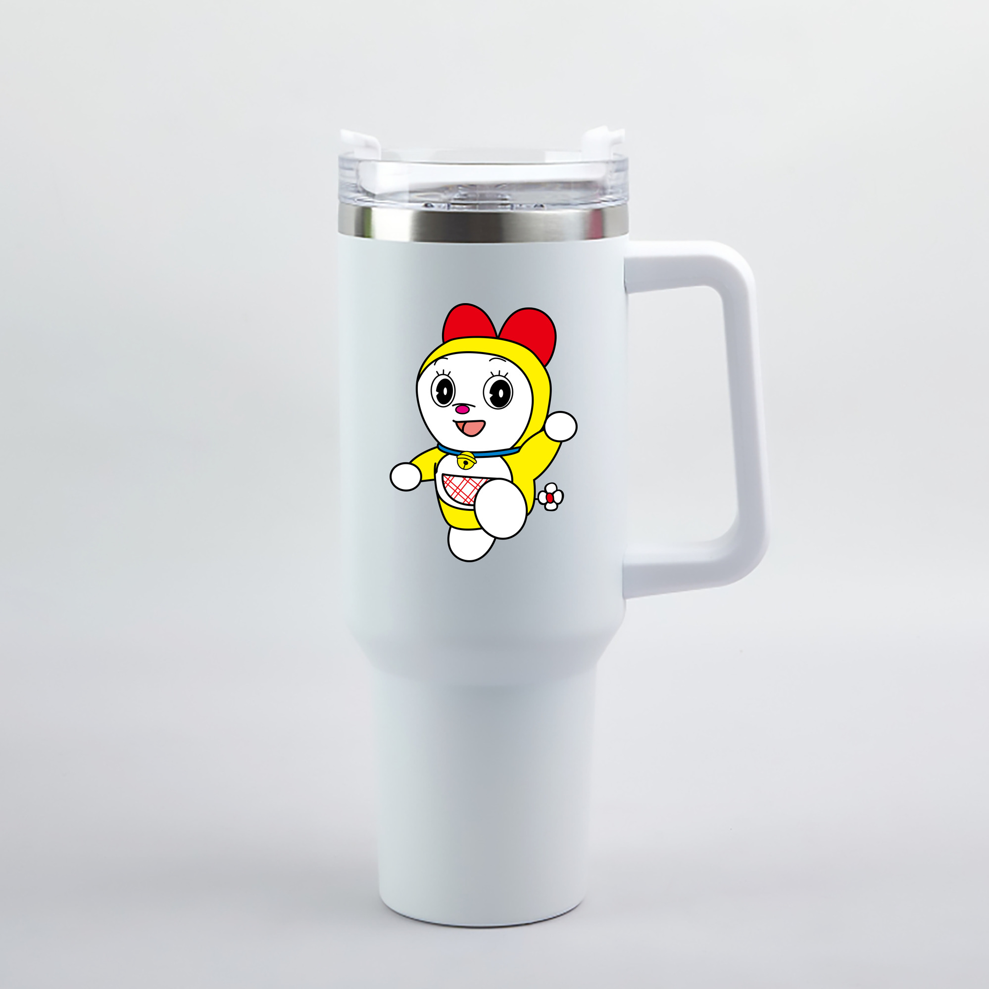 （画像用） ドラえもん ドラミ Doraemon Dorami 1200mL車用タンブラー（カラープリント）