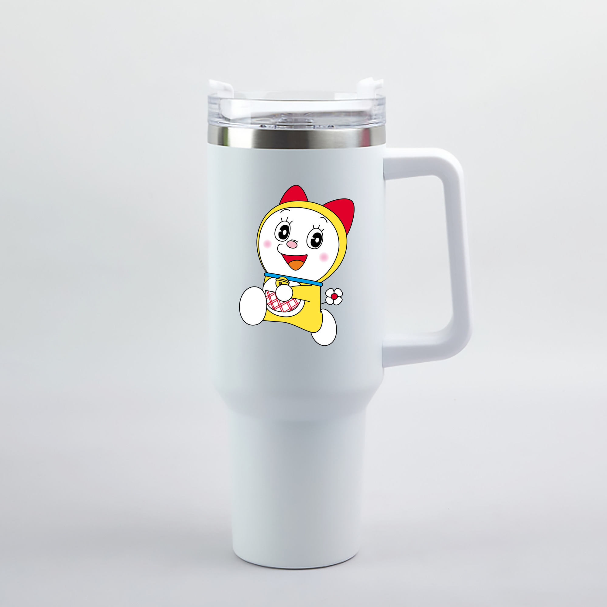 （画像用） ドラえもん ドラミ Doraemon Dorami 1200mL車用タンブラー（カラープリント）