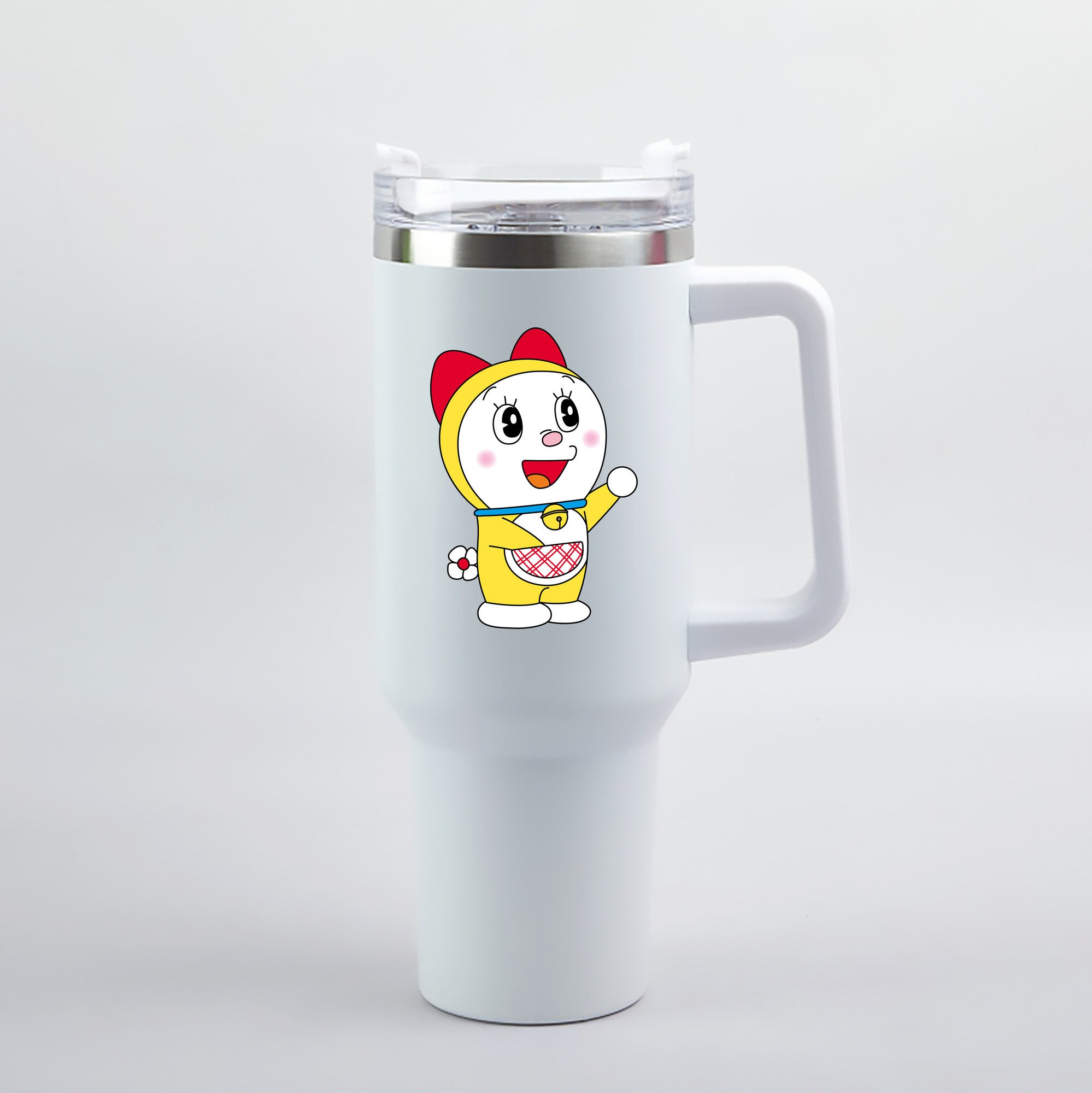 （画像用） ドラえもん ドラミ Doraemon Dorami 1200mL車用タンブラー（カラープリント）
