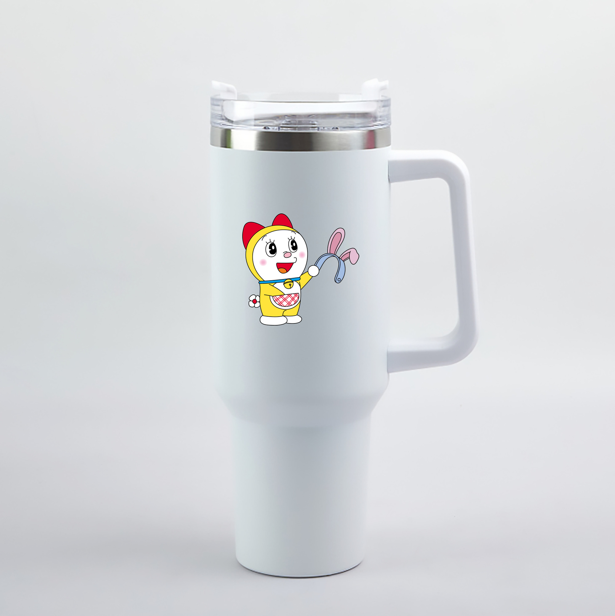 （画像用） ドラえもん ドラミ Doraemon Dorami 1200mL車用タンブラー（カラープリント）