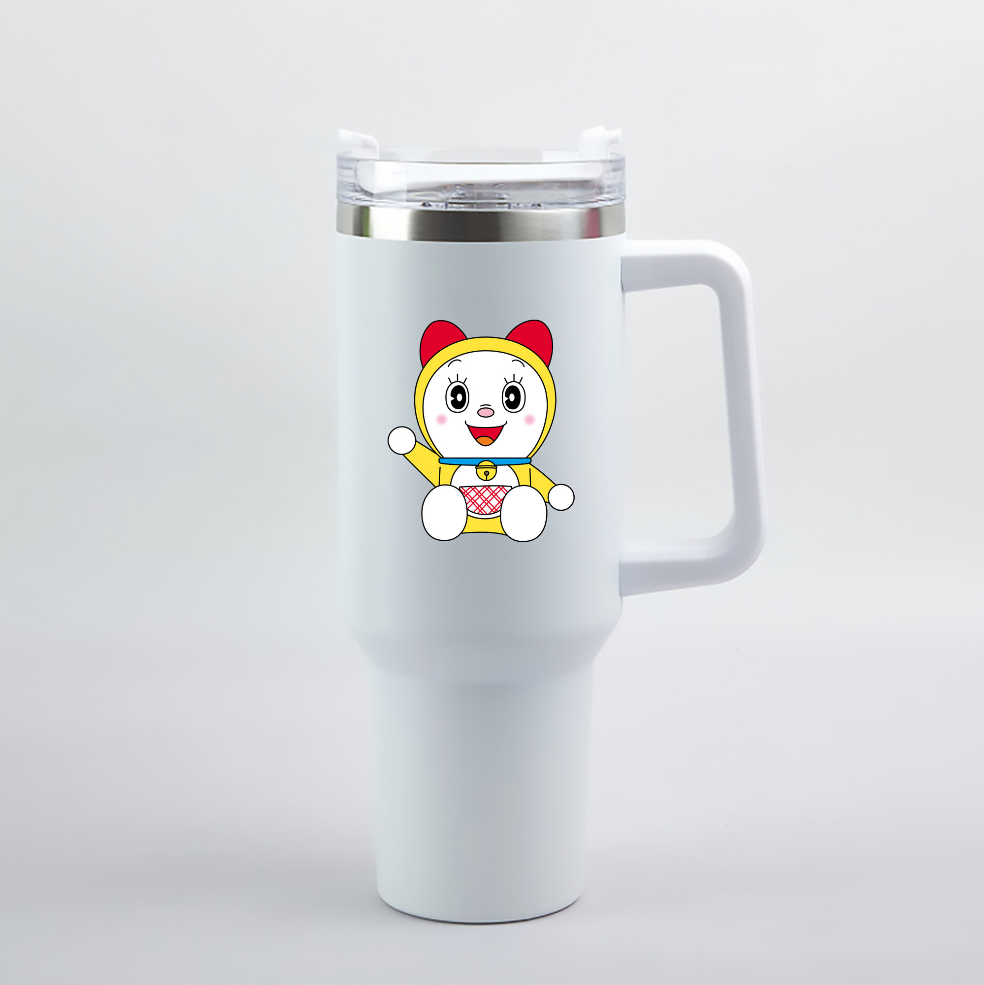 （画像用） ドラえもん ドラミ Doraemon Dorami 1200mL車用タンブラー（カラープリント）