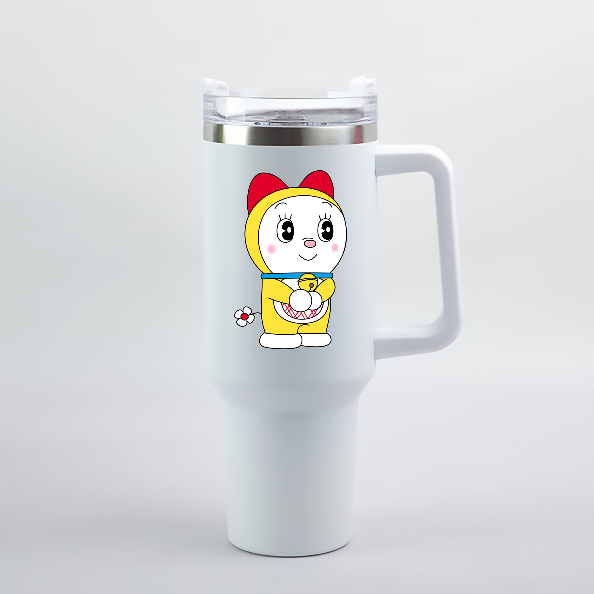 （画像用） ドラえもん ドラミ Doraemon Dorami 1200mL車用タンブラー（カラープリント）