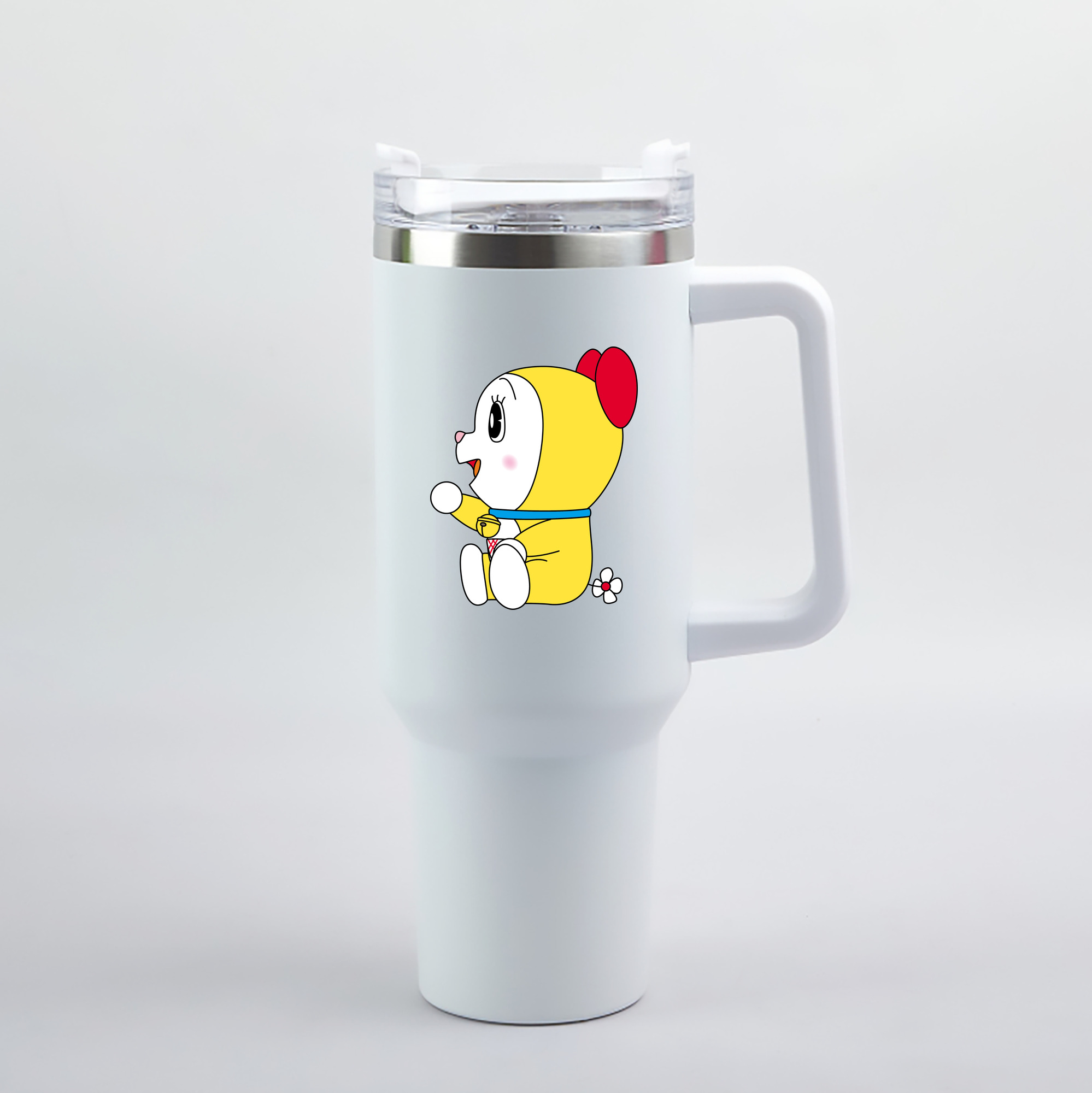 （画像用） ドラえもん ドラミ Doraemon Dorami 1200mL車用タンブラー（カラープリント）