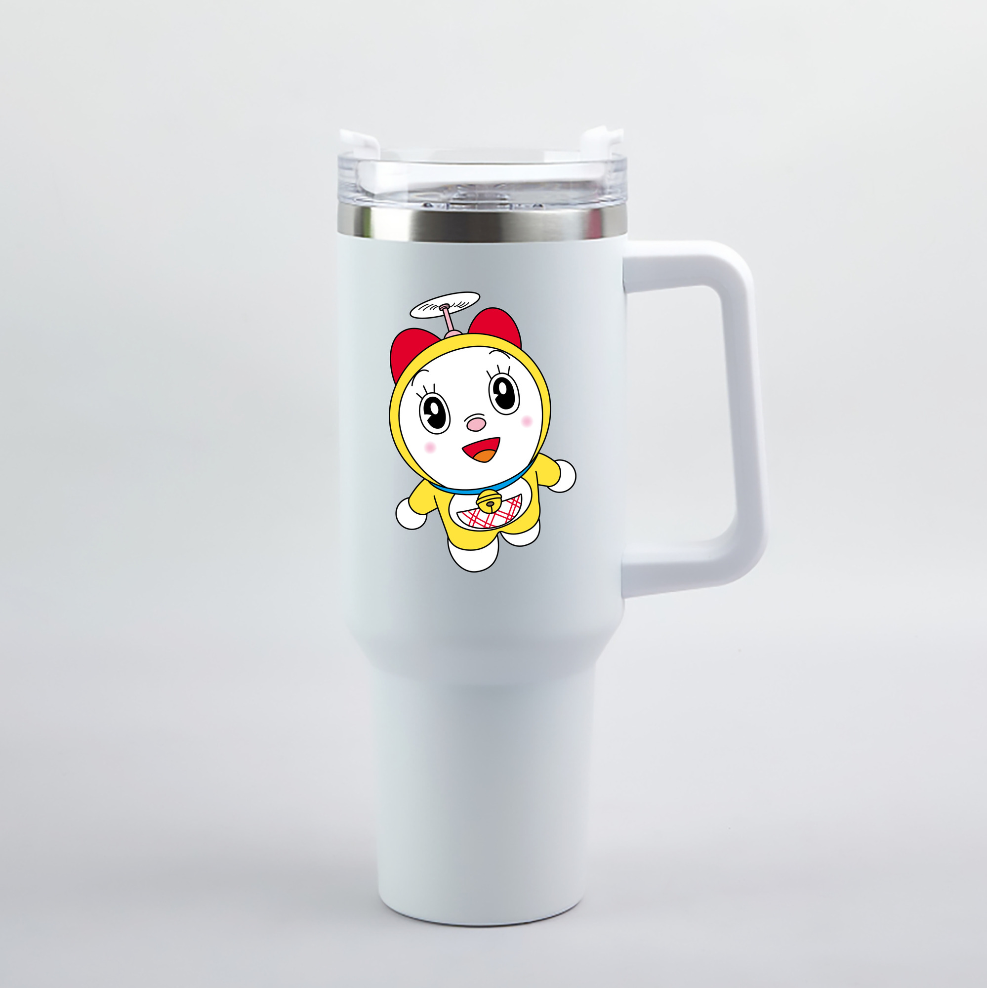 （画像用） ドラえもん ドラミ Doraemon Dorami 1200mL車用タンブラー（カラープリント）