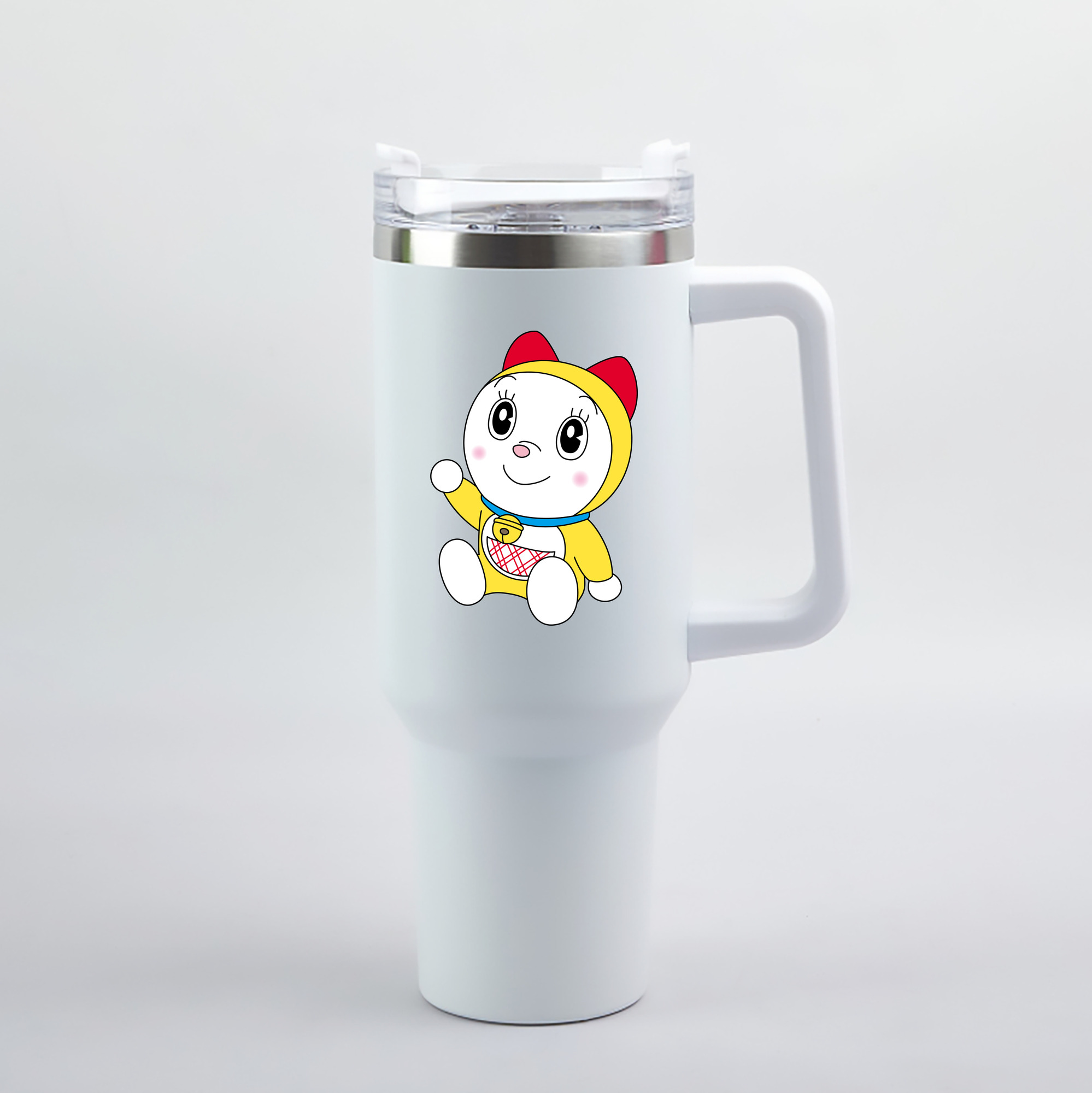 （画像用） ドラえもん ドラミ Doraemon Dorami 1200mL車用タンブラー（カラープリント）