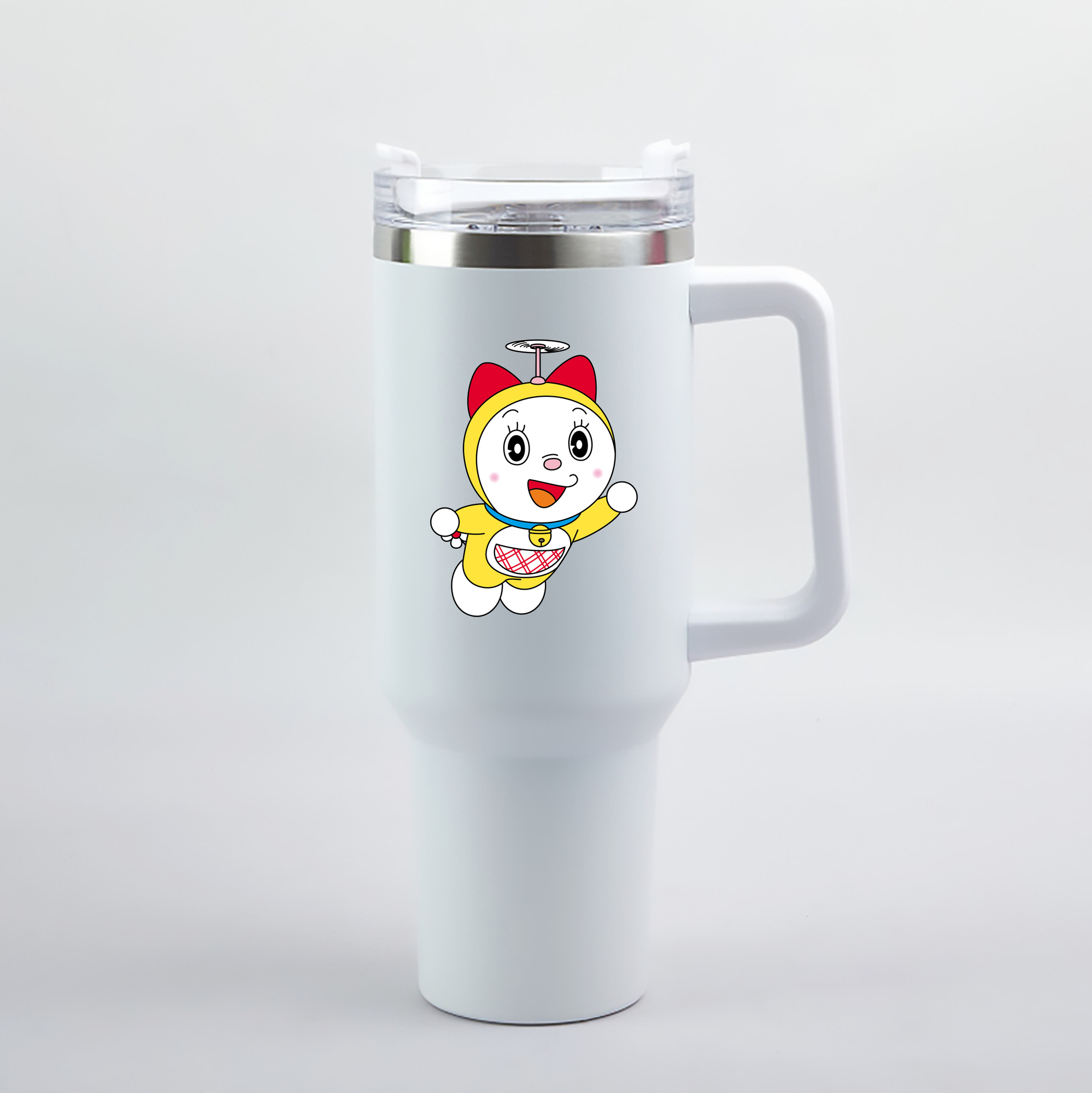 （画像用） ドラえもん ドラミ Doraemon Dorami 1200mL車用タンブラー（カラープリント）