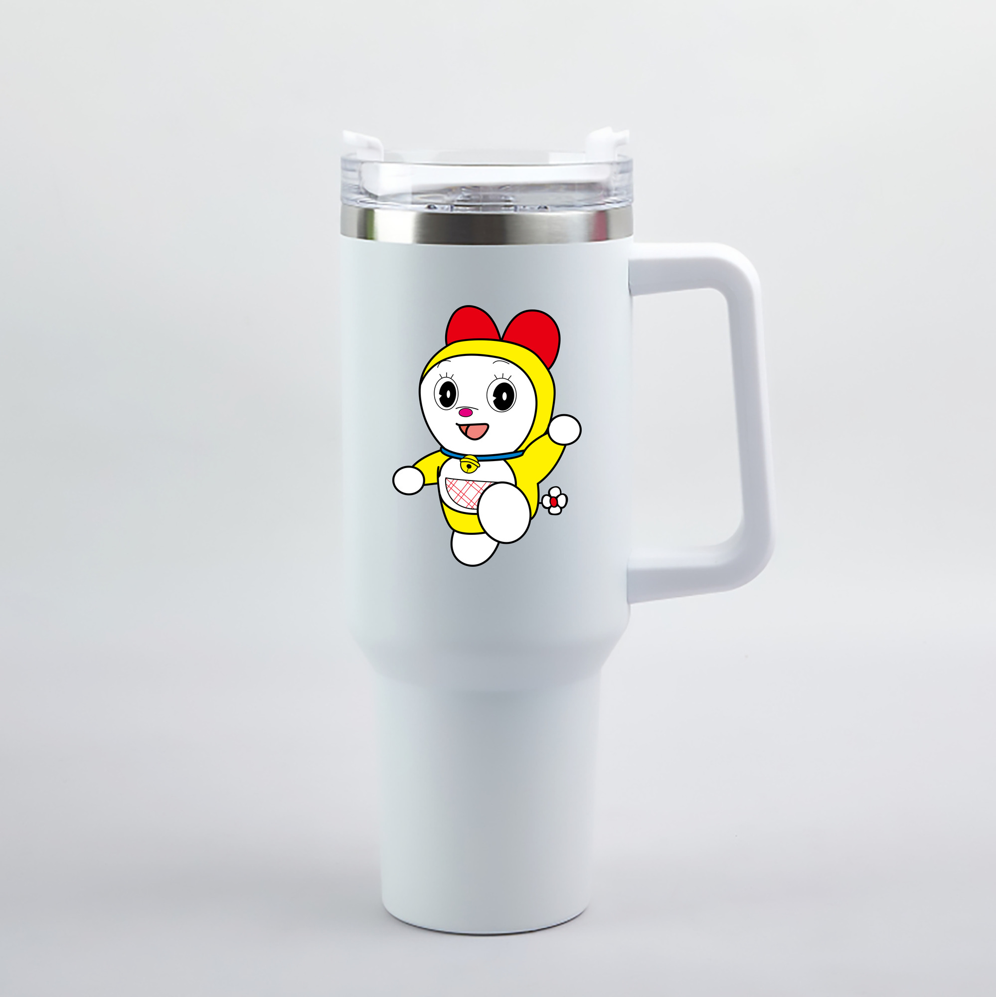 （画像用） ドラえもん ドラミ Doraemon Dorami 1200mL車用タンブラー（カラープリント）