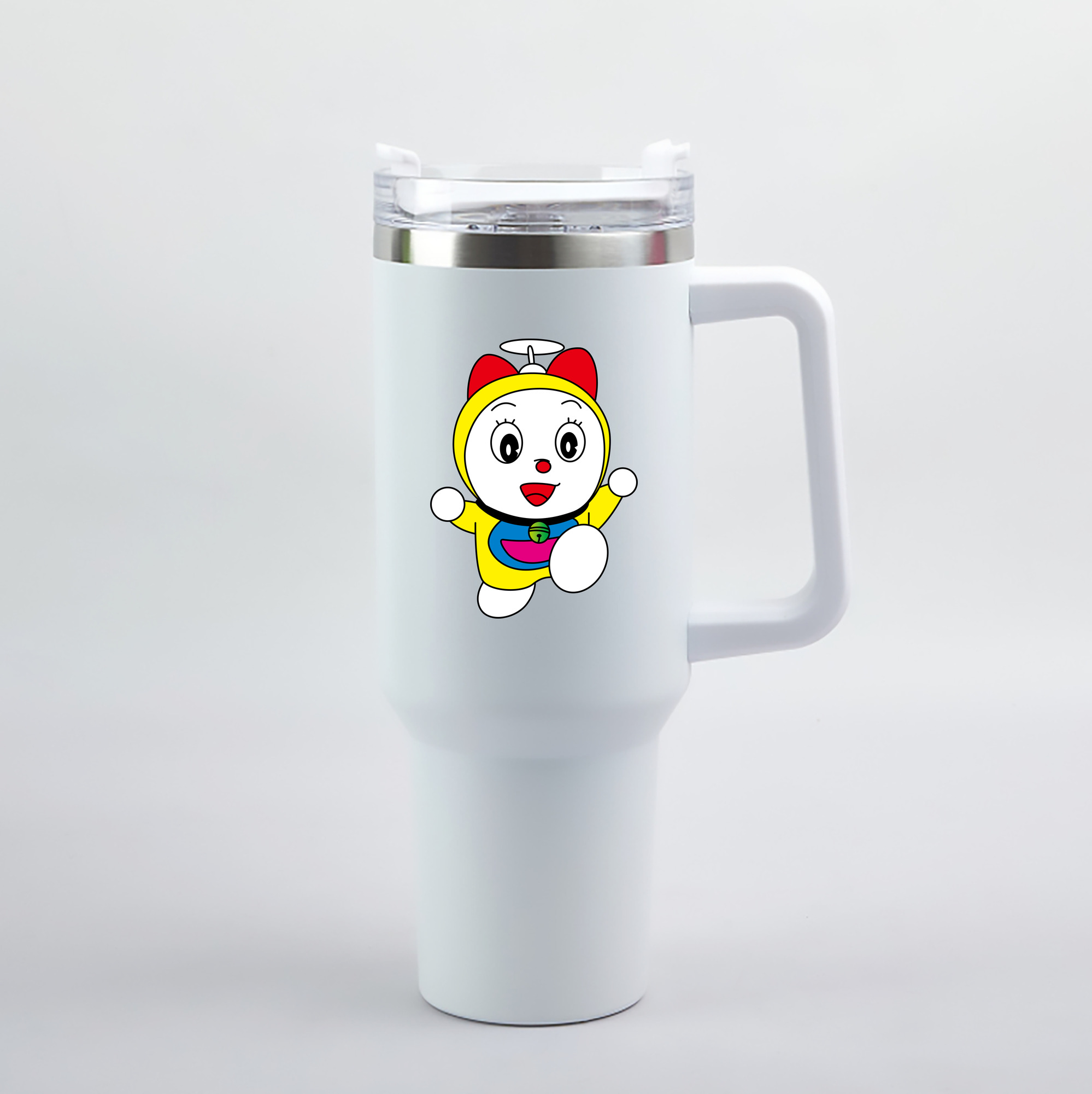 （画像用） ドラえもん ドラミ Doraemon Dorami 1200mL車用タンブラー（カラープリント）
