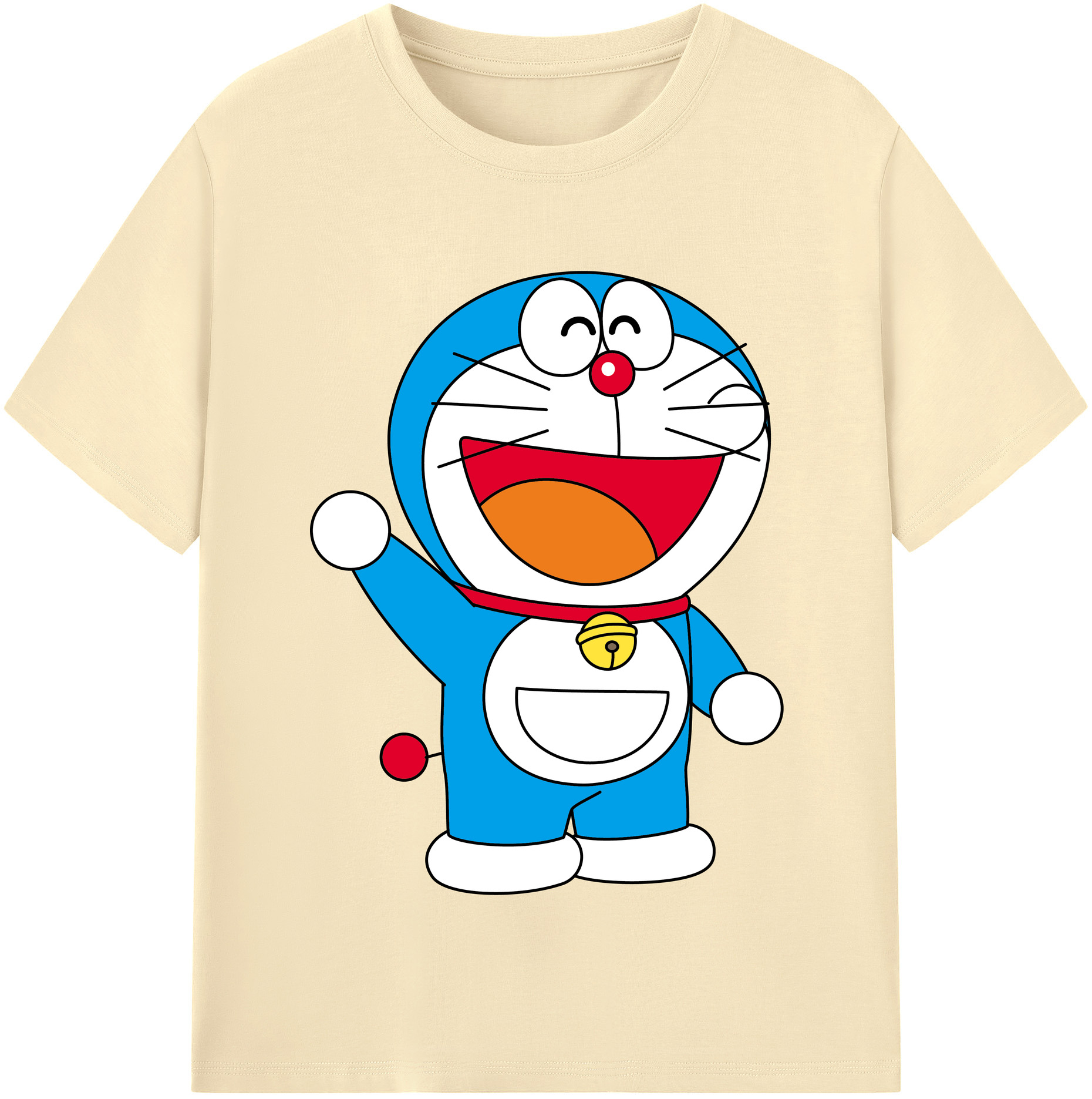 （画像用） ドラえもん Doraemon 綿100％半袖Tシャツ（フロントプリント）